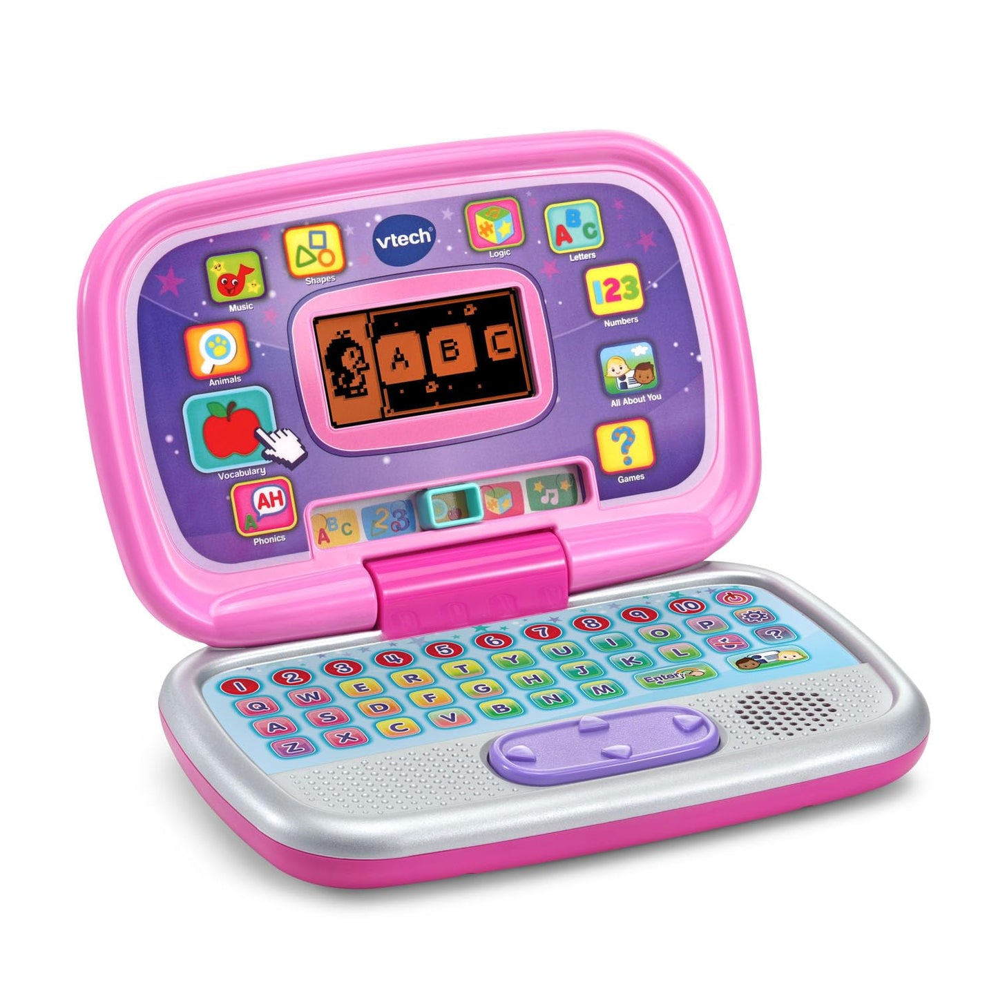 VTech Play Smart Preschool Laptop, Pink (English Version)