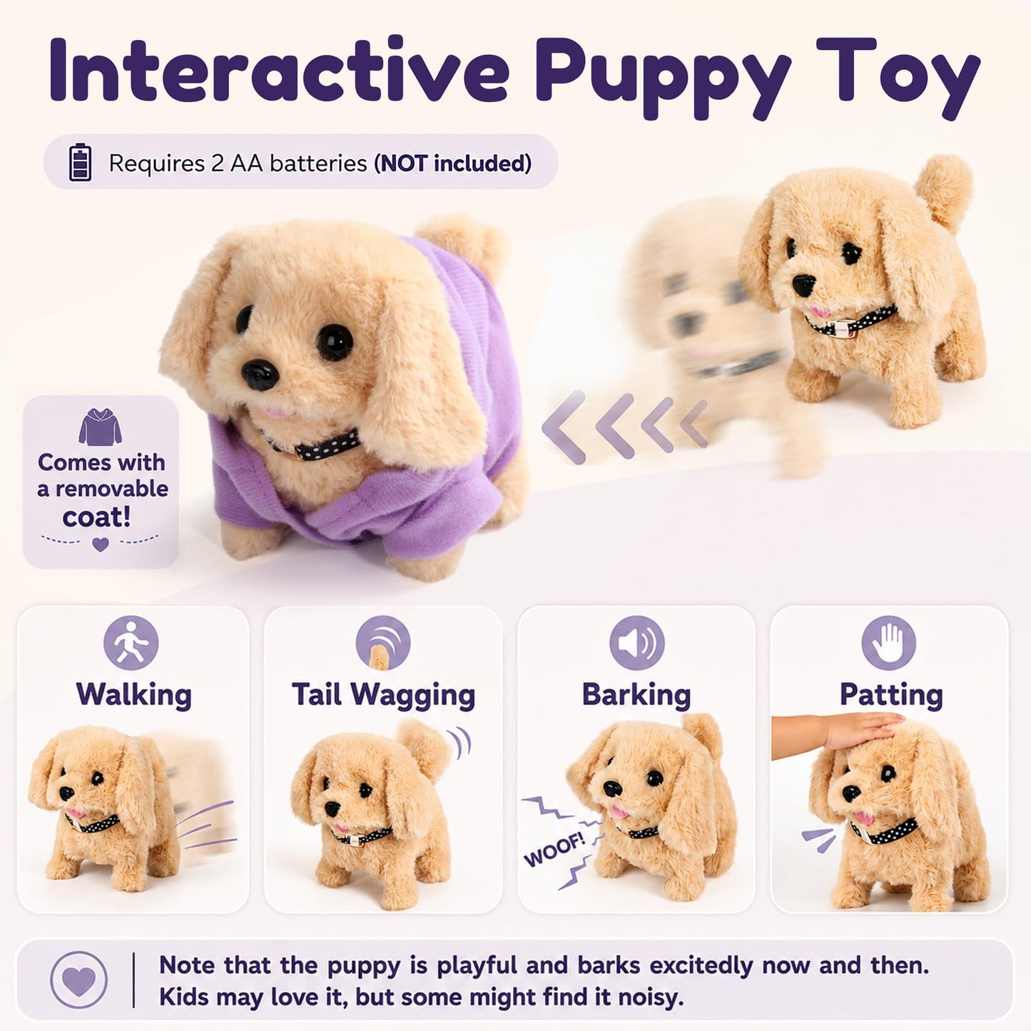 17 Pcs Robot Dog Toys for Girls 3 4 5 6 Year Old, Mini Interactive Realistic Walking Barking Robot Puppy Toys, Pet Care Pretend Play Set with Van Carrier & Grooming Set, Birthday Gifts for Girls 3-8