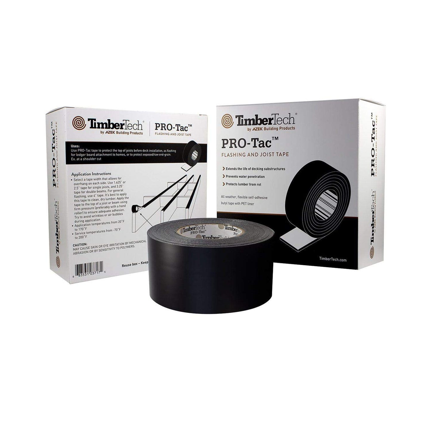 TimberTech PRO-Tac Deck Flashing and Joist Tape - 65' Roll - 3.25" Width