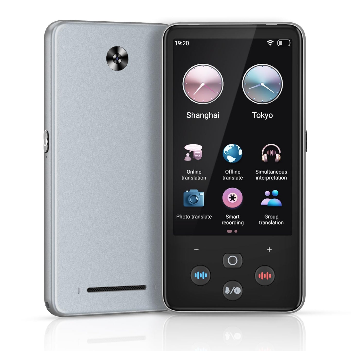 Language Translator Device, Real Time Voice Translation Device for 138 Languages, Traductor de Voz Instantaneo 2025, 3.97"Touchscreen Traductor de Idiomas, for Business Travel Learning Ingles Español