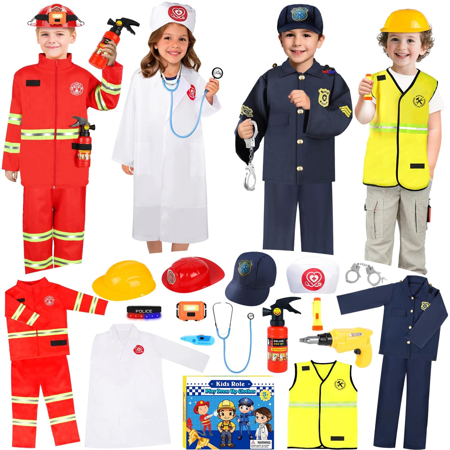 IVENRXIU Role Play Dress Up Clothes Set