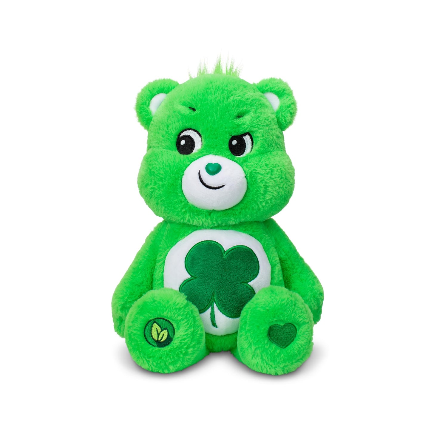 New 2020 Care Bears - Cuddly 14" Stuffed Animal - Good Luck Bear - Soft & Huggable!
