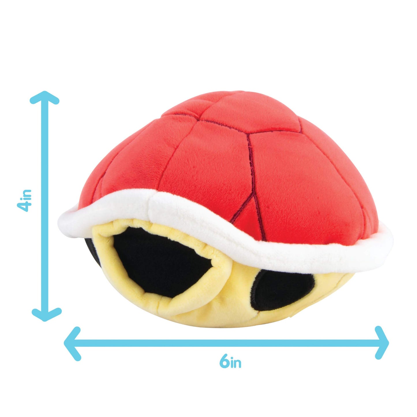 Club Mocchi-Mocchi- Super Mario Junior Red Shell Plush Stuffed Toy | Super Soft | Great for Kids and Collectors