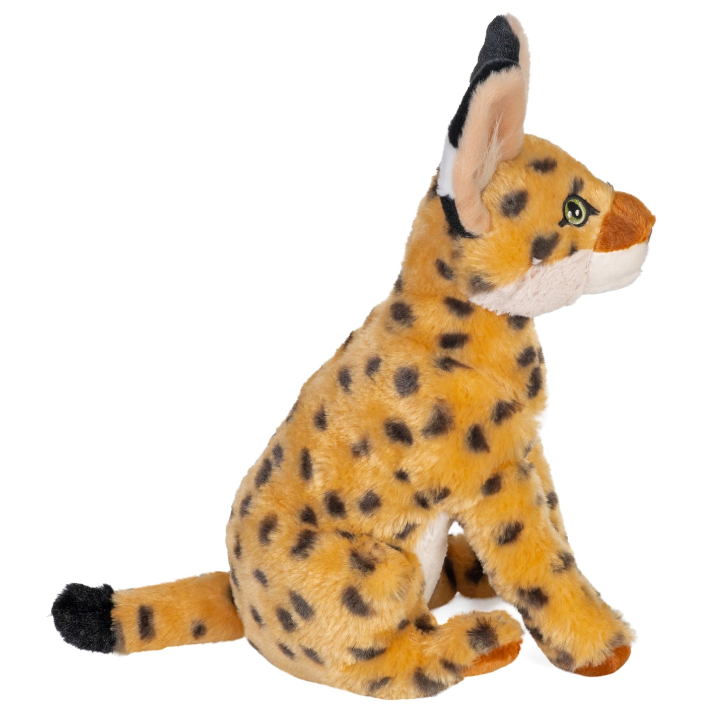 Wild Republic Cuddlekins Eco Serval, Stuffed Animal, 12 Inches, Plush Toy, Eco-Friendly