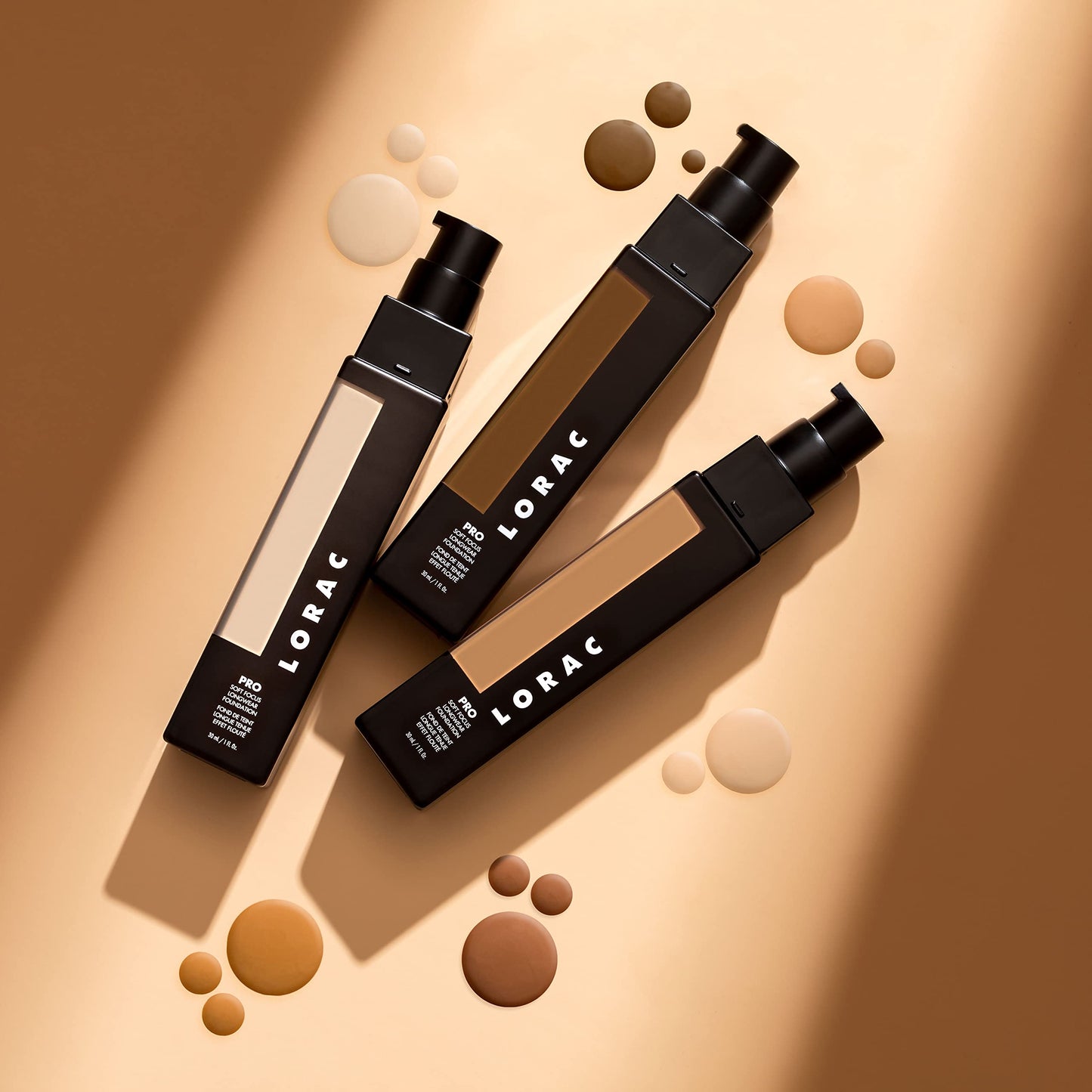 LORAC PRO Soft Focus Longwear Foundation, Shade 3| Full Coverage | Lightweight | Water-Resistant | Oil-Free