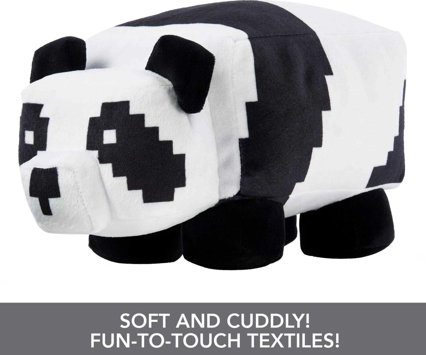 Mattel Minecraft Basic Panda Plush, Video-Game Character Soft Doll, Collectible Toy Gift for Ages 3 Years & Older