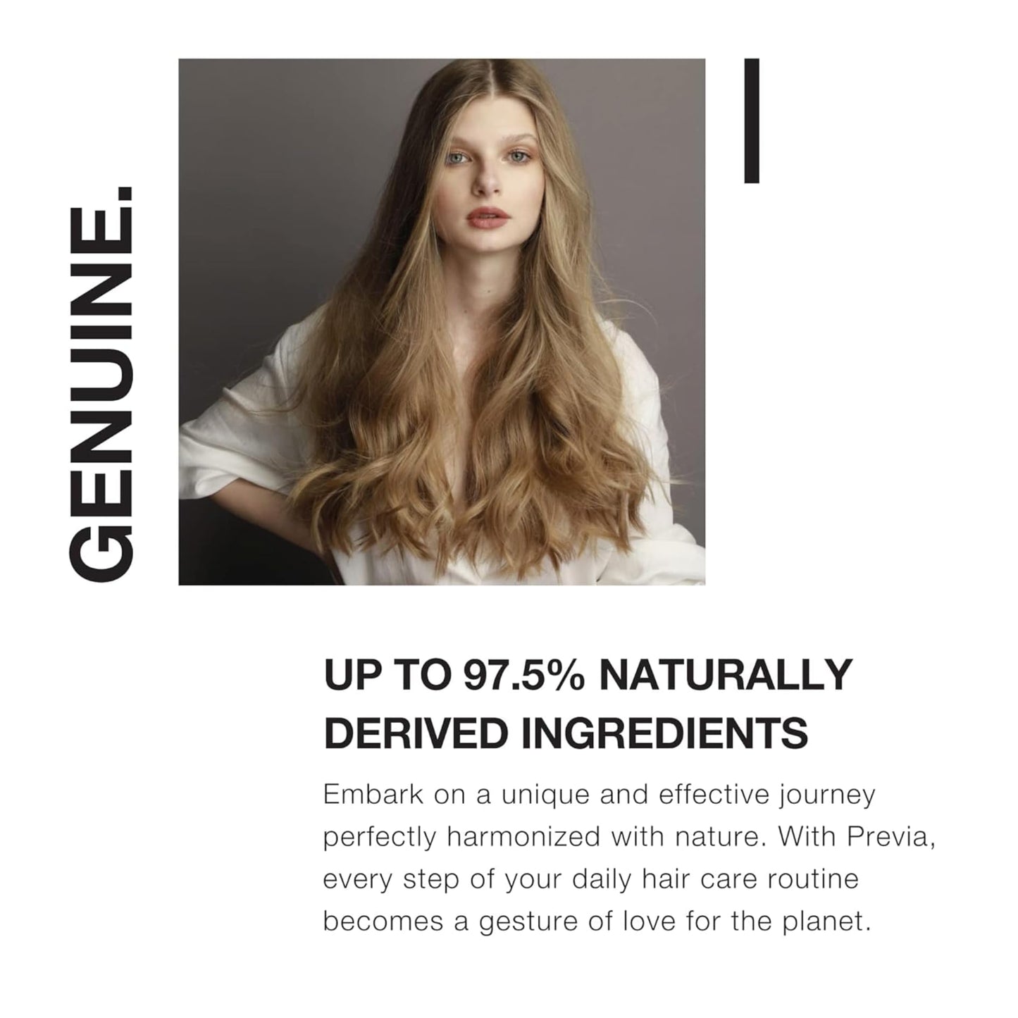 PREVIA Hydrating Leave-in Conditioner Spray with White Truffle Extract - Reconstructive Biphasic Detangling Treatment for Damaged, Dry, and Brittle Hair - Tames Frizz & Controls Static 6.7Floz