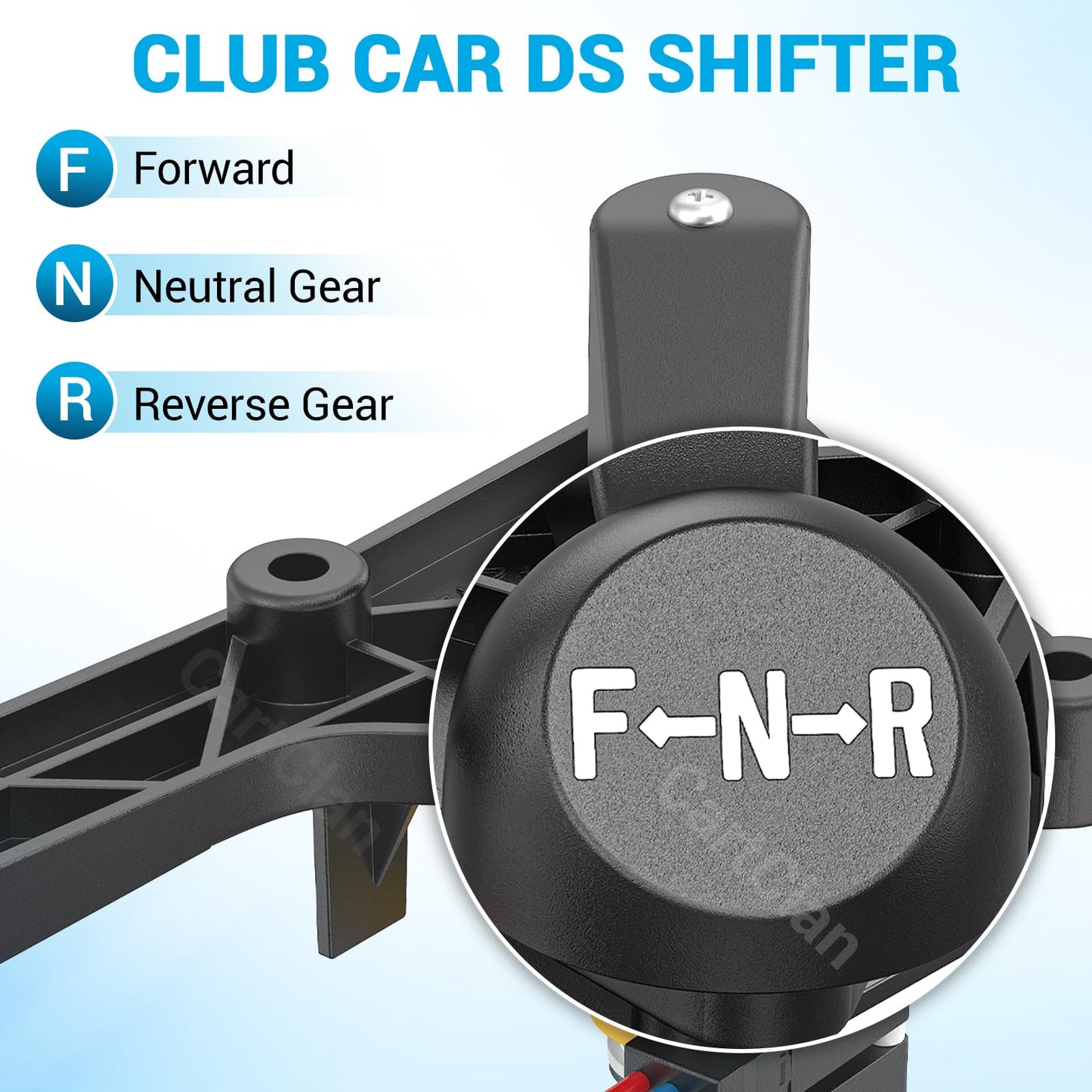 Club Car Forward and Reverse Shifter Assembly Kit, Golf Cart Forward and Reverse Shifter Suitable for 1992-up Club Car DS Gas Golf Carts, Replace OEM #1016947 8248 8233