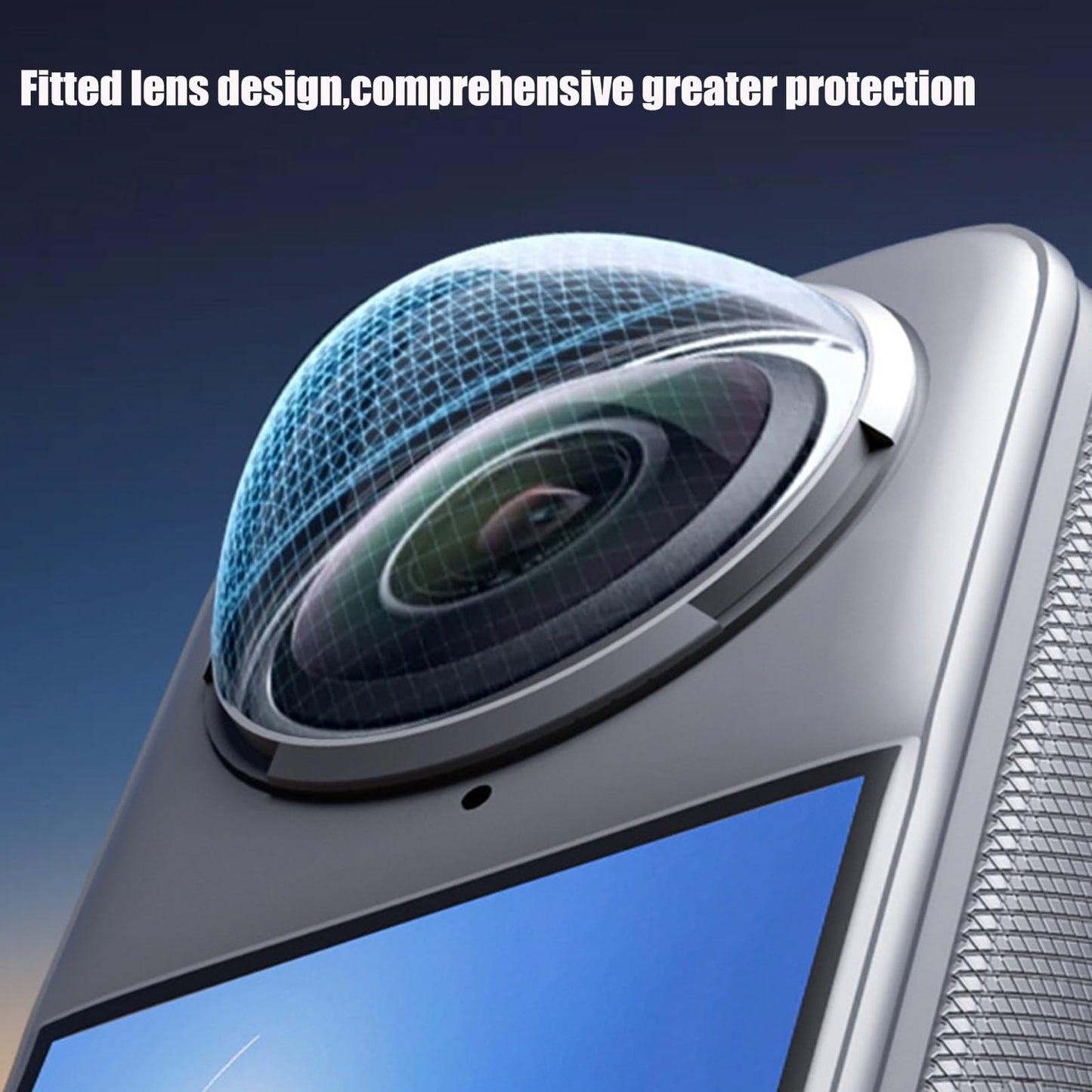 OGITBIO Premium Lens Guards for Insta360 X4, Upgraded Optical Performance Scratch-resistant Higher Transparency Tempered Glass Lens Protectors 10H Hardness