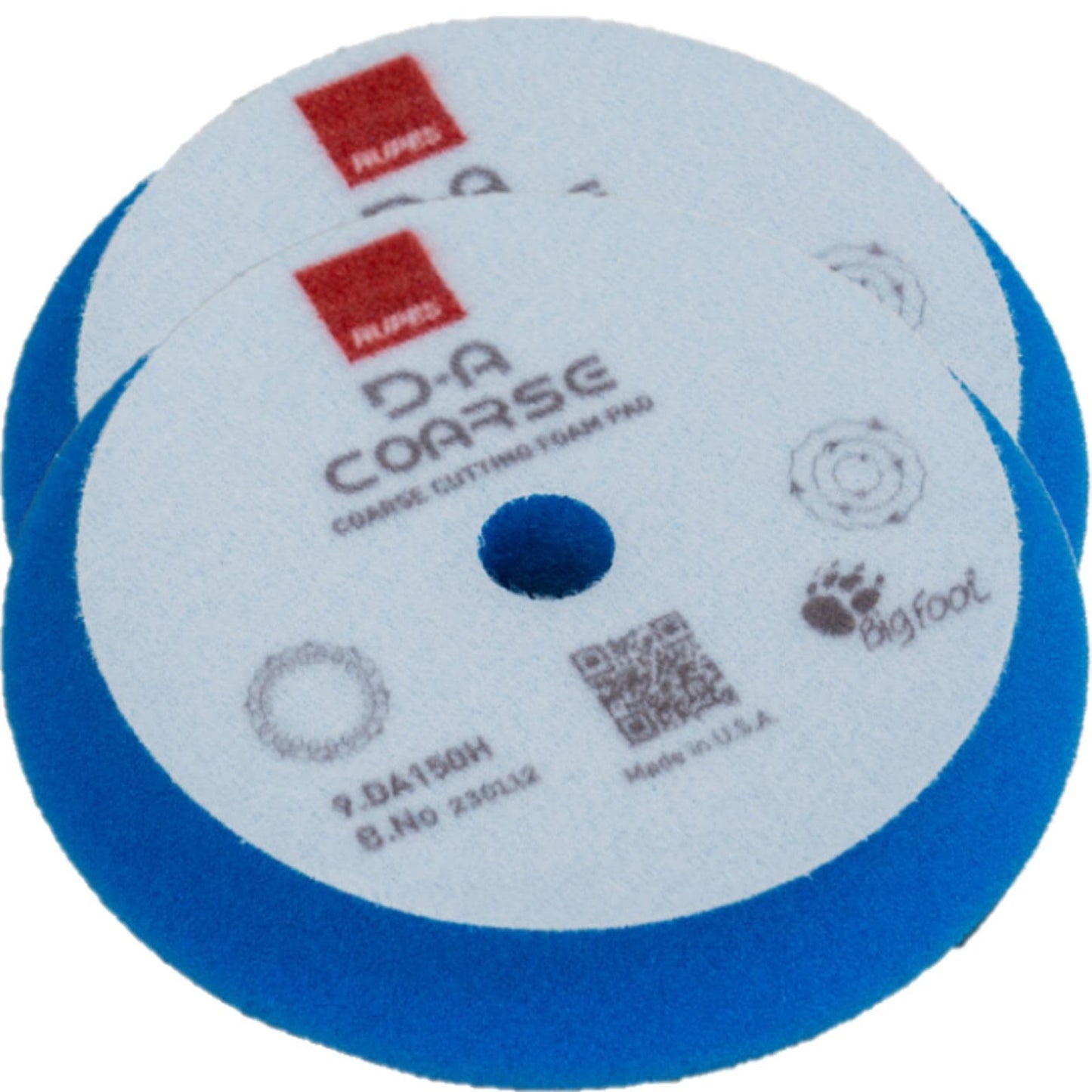 RUPES D-A Series 6" Orbital Foam Polishing Pads Bundle - Includes 2 Fine, 2 Ultra Fine and 2 Coarse Foam Pads - Tailored to Meet The Diverse Needs of Automotive Detailing