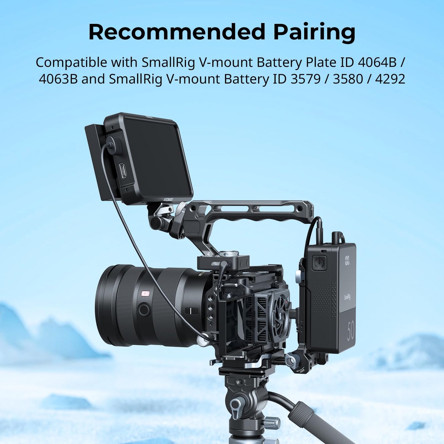 SmallRig TEC Camera Cooling Fan for Sony Mirrorless Camera, External Camera Cooling System with TEC Cooling Module for ZV-E1/ZV-E10 II/ZV-E10/ZV-1/ZV-1F/A7 IV/A7S III/A7C/A7C II/A7CR/A6700/FX3/FX30
