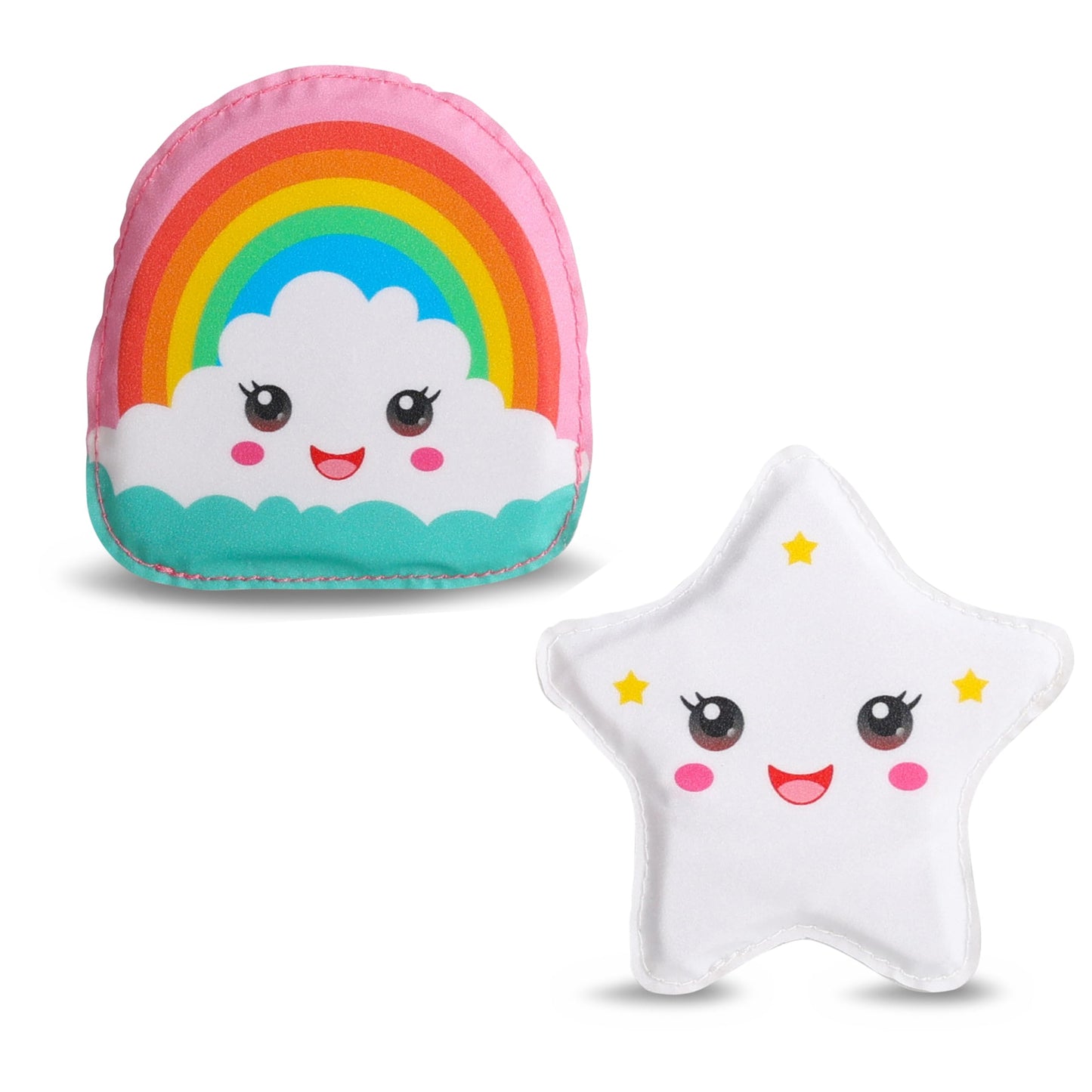 Livzen Pink Unicorn Rainbow Toddler Backpack, 12-inch, for girls aged 2-4. Features detachable 3D pouches,stickers and safety leash, for kindergarten and preschool, Perfect Christmas or birthday