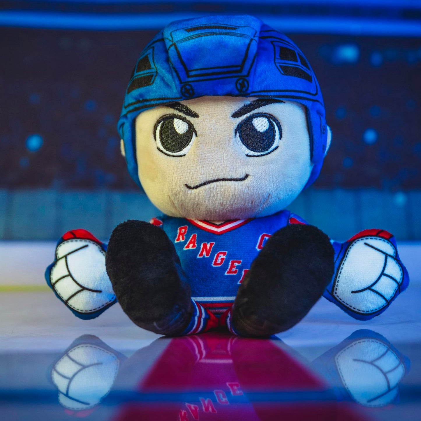 Bleacher Creatures New York Rangers Mark Messier 8" NHL Kuricha Sitting Plush - Soft Chibi Inspired NHL Legend