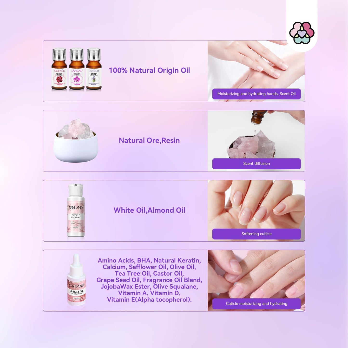 SAVILAND Acrylic Nail Kit with Drill: Professional Nails Kit Acrylic Set with Everything for Beginners Acrylic Powder Liquid Nail Brush Essential Oils Cuticle Remover & Cuticle Oil Kit Home Salon DIY