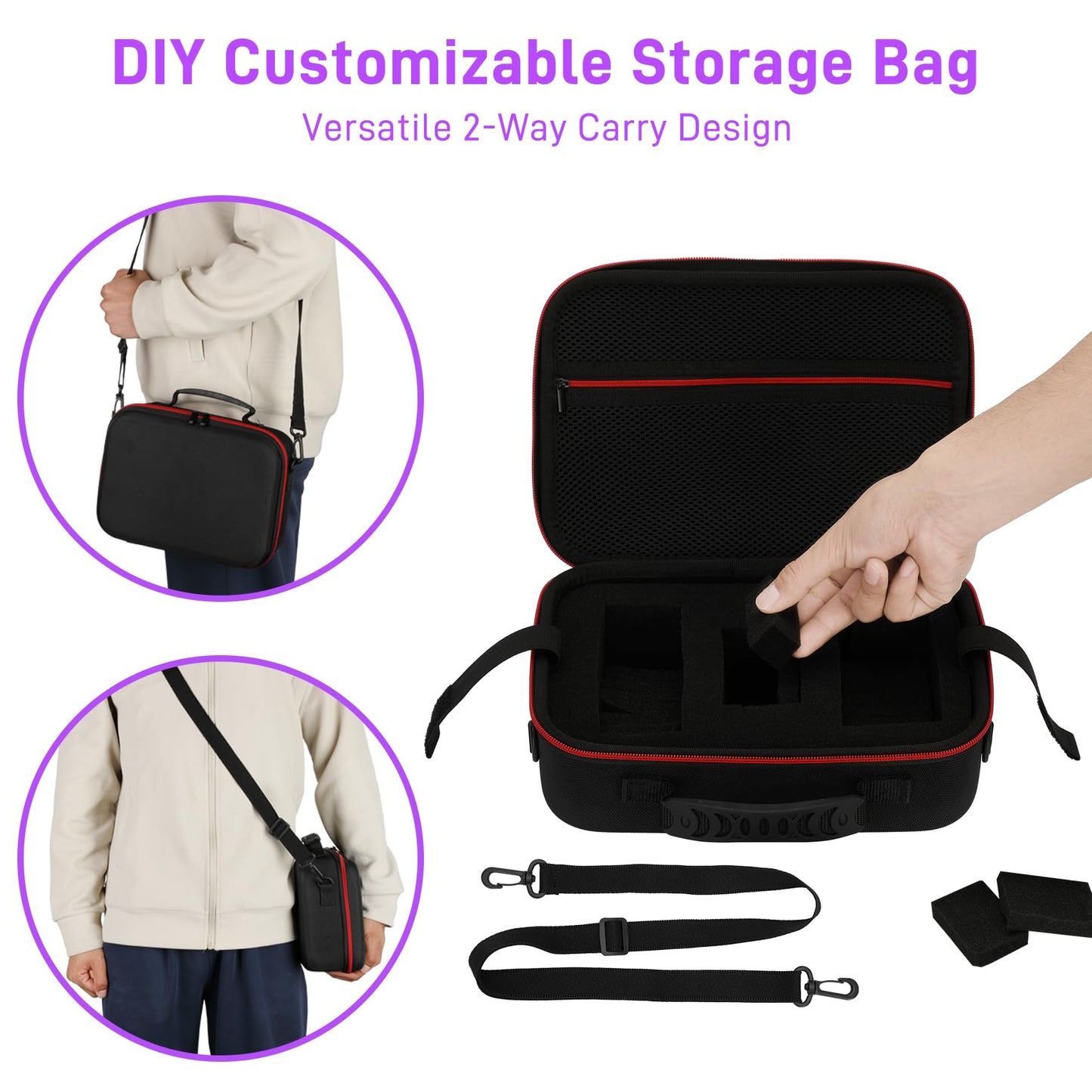8 Pcs Ghost Hunting Kit with 1 EMF Meter,1 EVP Recorder,1 Spirit Box,1 UV Light,3 LED Light up Cat Balls & 1 Carrying Case