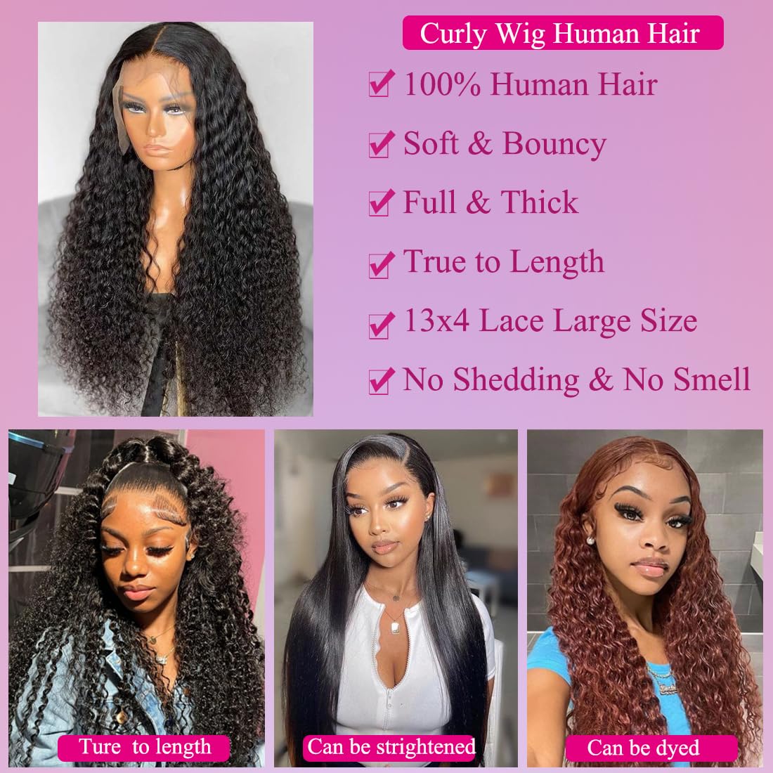ZANPAL 13x4 Deep Wave Lace Front Wigs Human Hair Pre Plucked 180% Density 9A Glueless Wigs Human Hair Wet and Wavy Wigs for Women HD Transparent Deep Curly Lace Front Wigs Human Hair 22 Inch
