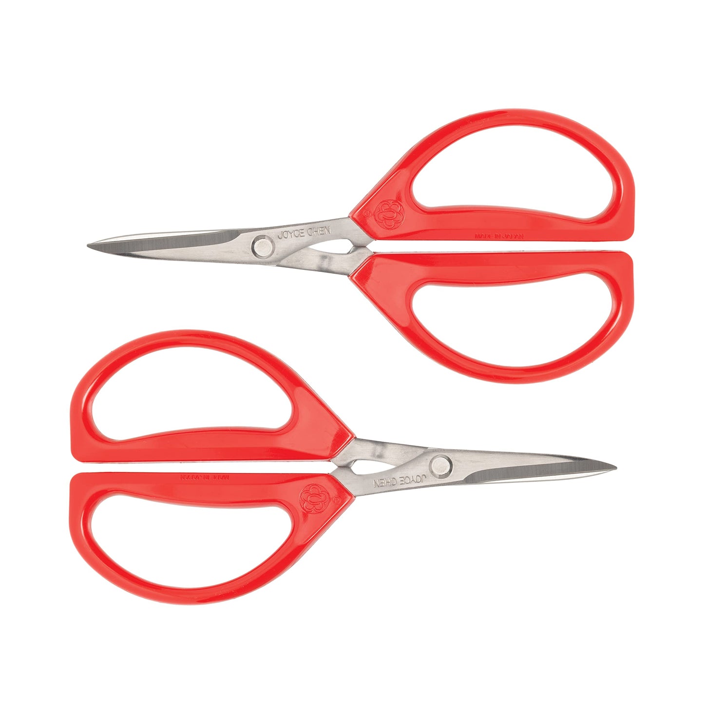 Joyce Chen Original Unlimited Kitchen Scissors All Purpose Kitchen Shears With Comfortable Handles, Red, 2 Pack