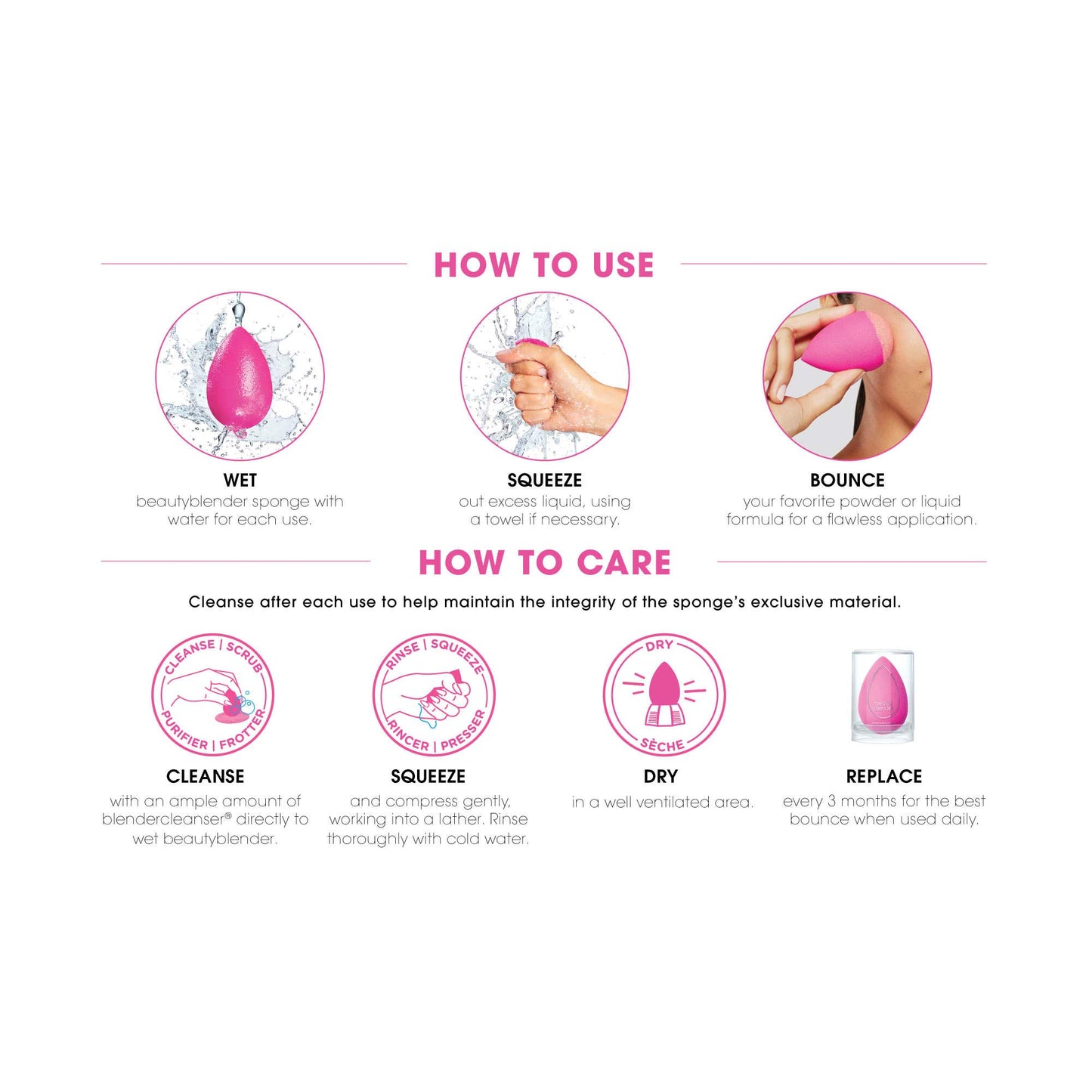 Beautyblender® | Signature Blend Essentials Set, with 2 Beautyblender® sponges for foundations and Powders, Blendercleanser® and Silicone Scrub Mat and NEST Sponge Stand, Vegan, Cruelty Free