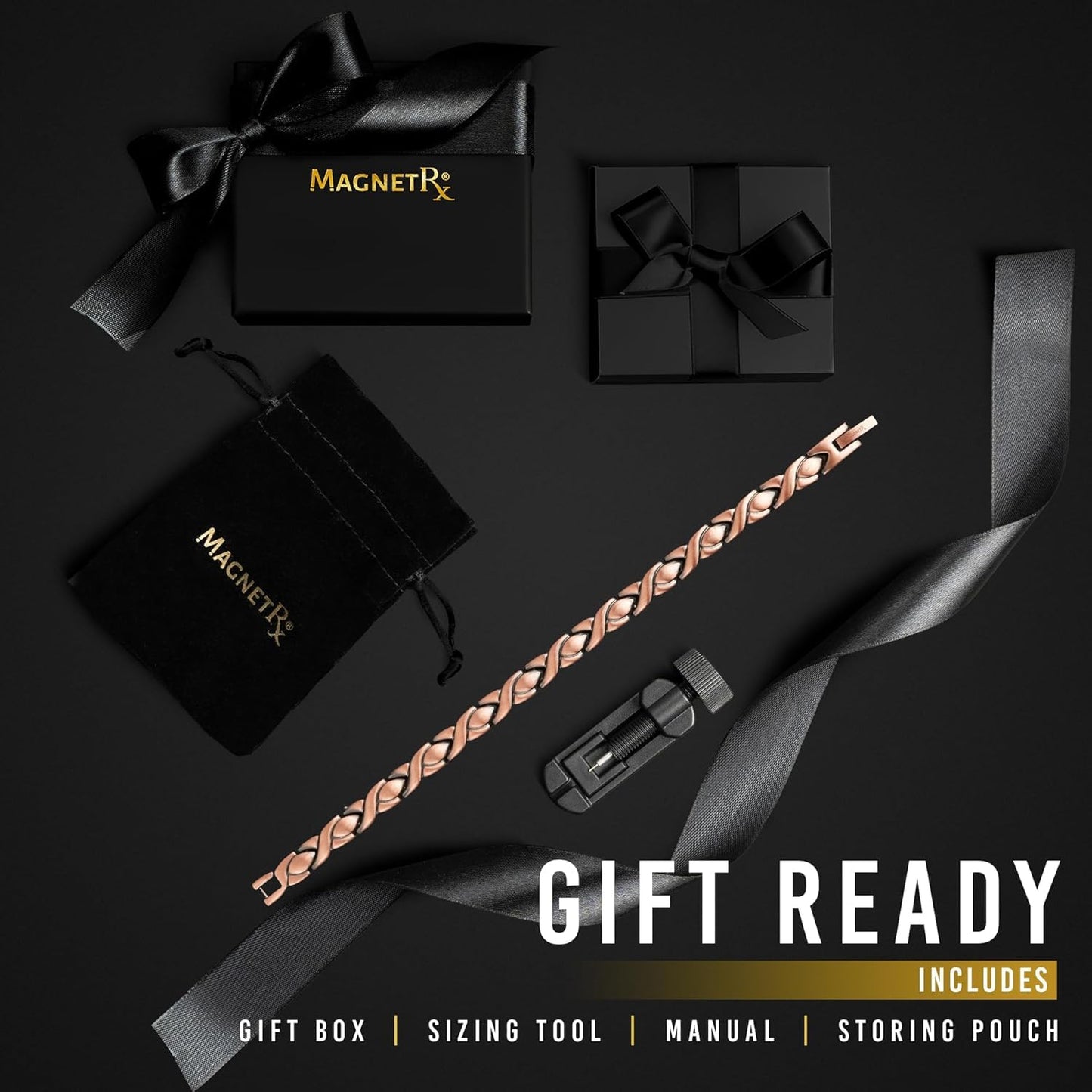MagnetRX® Copper Anklet for Women – Ultra Strength Magnetic Ankle Bracelets for Women – Effective Womens Copper Magnetic Ankle Bracelet (Women Anklet)