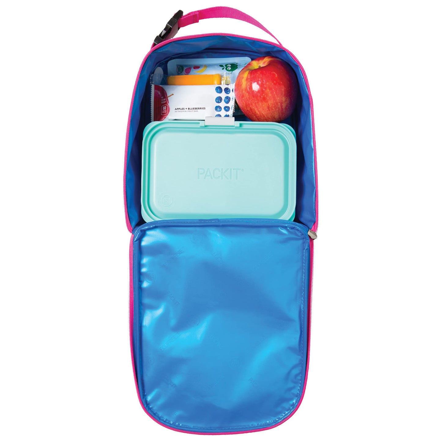 PackIt Freezable Playtime Lunch Box, Popsicle, Built with EcoFreeze Technology, Collapsible, Reusable, Zip Closure With Buckle Handle, Perfect for Keeping Lunches Fresh
