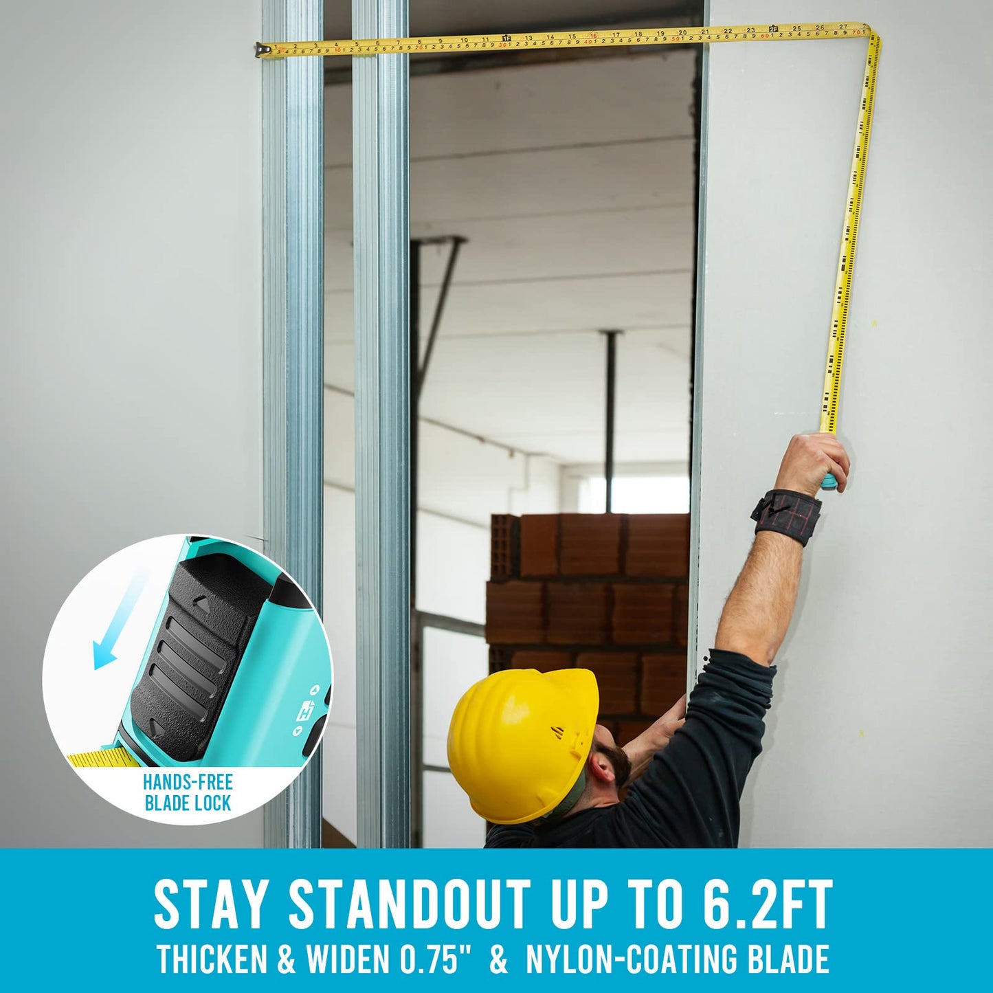 3-in-1 Digital Tape Measure, MiLESEEY Laser Tape Measure with Phone App, Real Time Digital Screen, Rechargeable Laser Measurement Tool