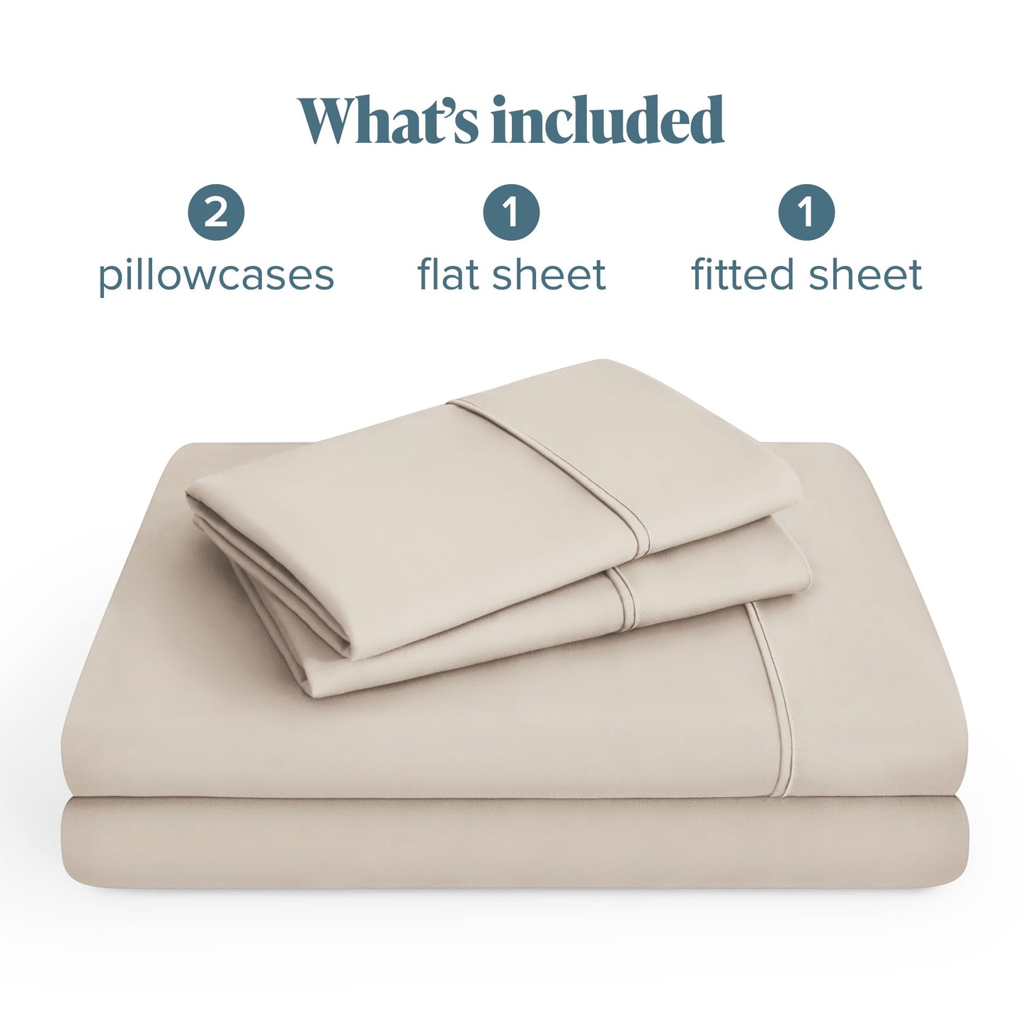 Bare Home King Sheet Set - 1800 Ultra-Soft Microfiber King Bed Sheets - Double Brushed - Deep Pockets - Easy Fit - 4 Piece Set - Bedding Sheets & Pillowcases (King, Wheat)