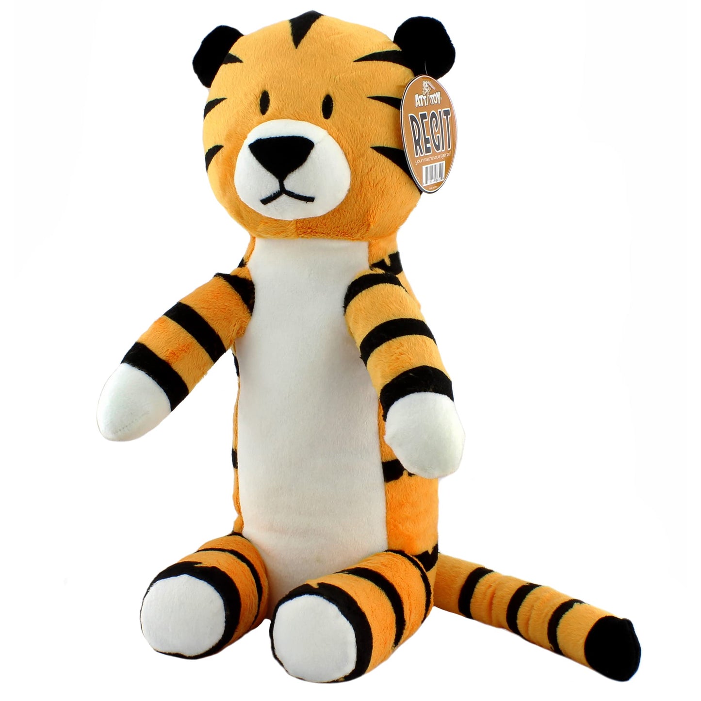Regit The Plush Tiger Toy, 17-Inch Tall Striped Sitting Tiger