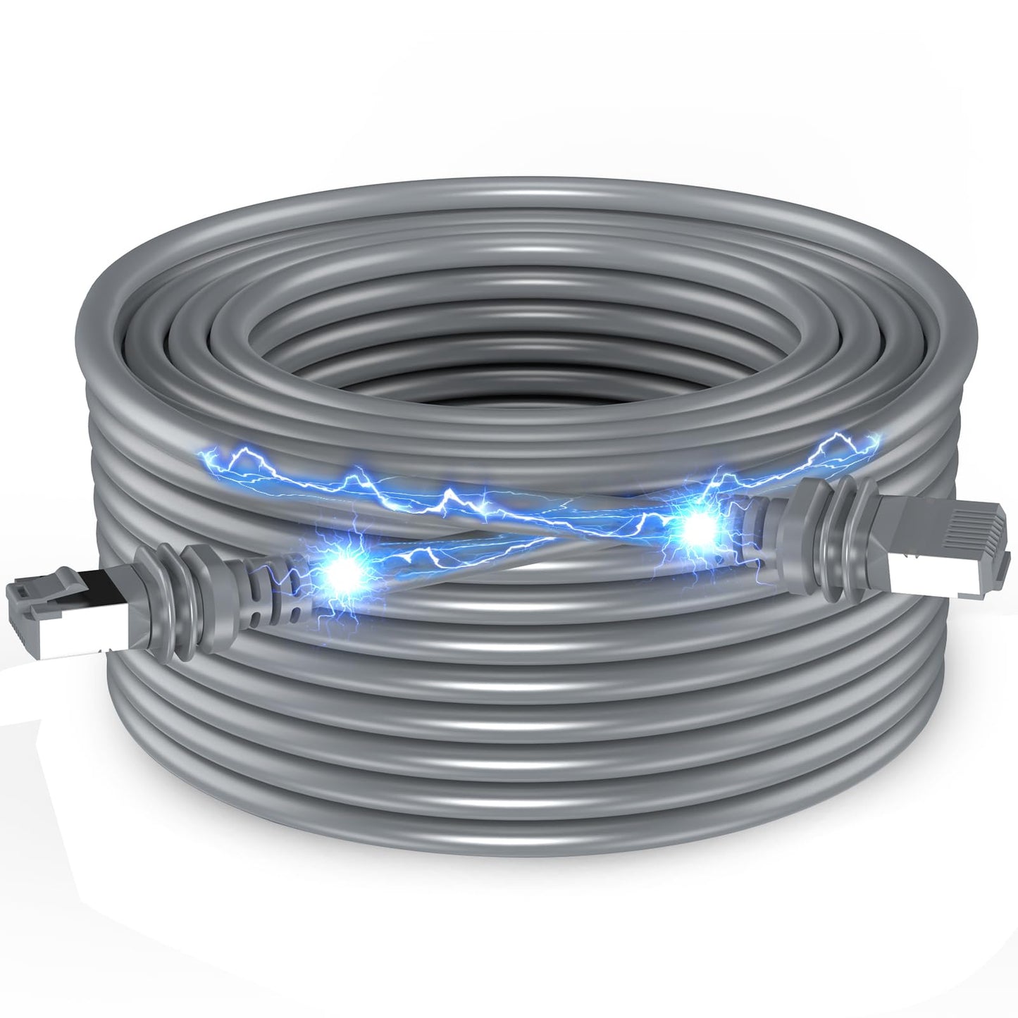 MOTITO Starlink Gen 3 Cable 100FT, Waterproof Starlink Cable for Rectangular Satellite, Durable Standard Extension V3 Cables (100FT /30.5M)