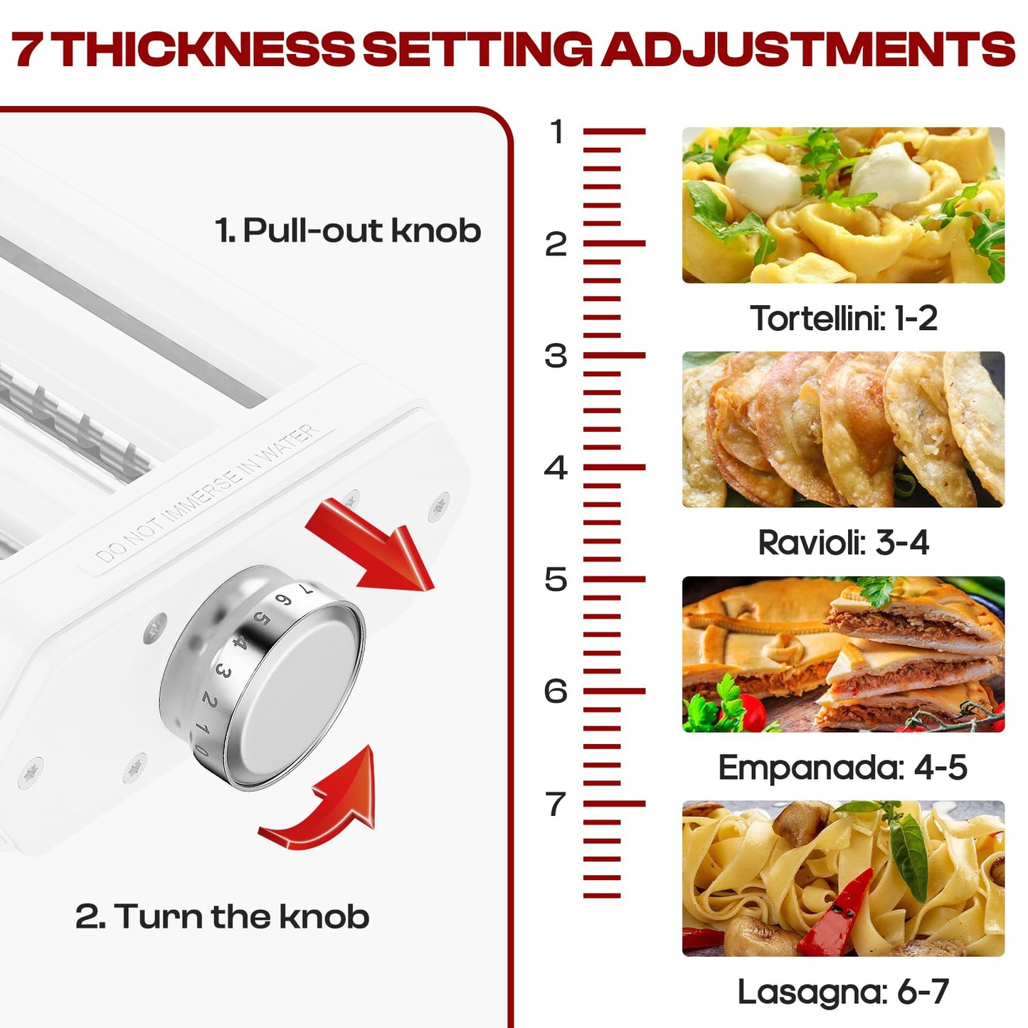 Pasta Attachment for KitchenAid Stand Mixer, 3 in 1 Set Pasta Maker KitchenAid Attachment Includes Spaghetti Cutter, Pasta Sheet Roller and Fettuccine Cutter, Attachment for Kitchenaid Mixers