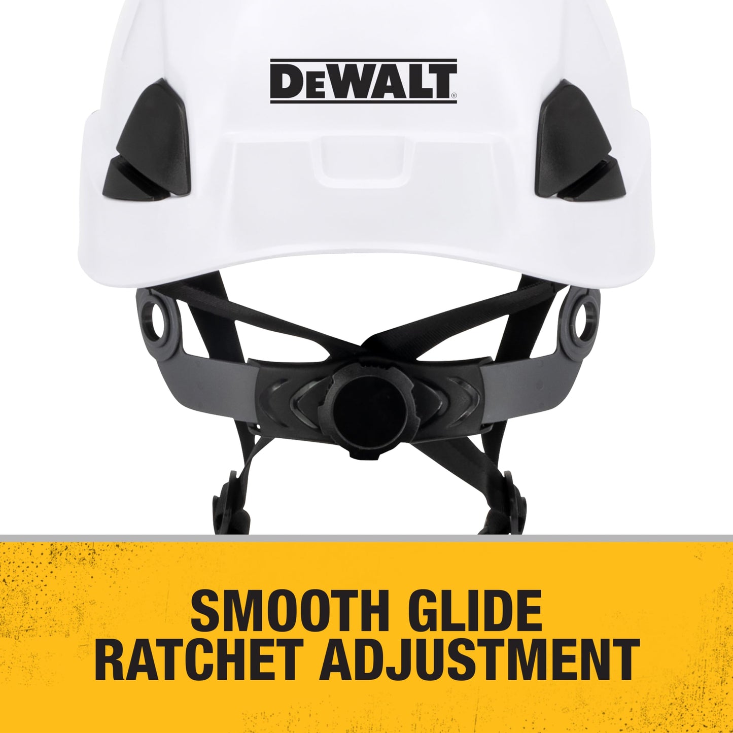 DEWALT DPG22V White Type II Class C 4-Point Ratcheting Vented Safety Helmet