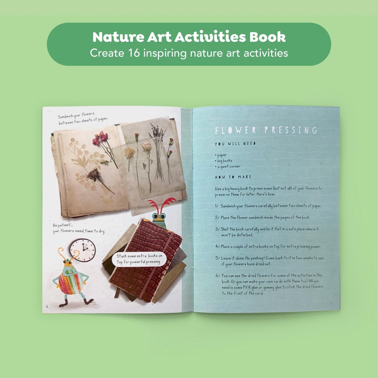 Tiger Tribe: Nature Art Set - Turn Natural Found Treasures Into Art Projects, Kids Ages 3+ with Parent, Ages 7+ Independent Craft Time, Activity Set