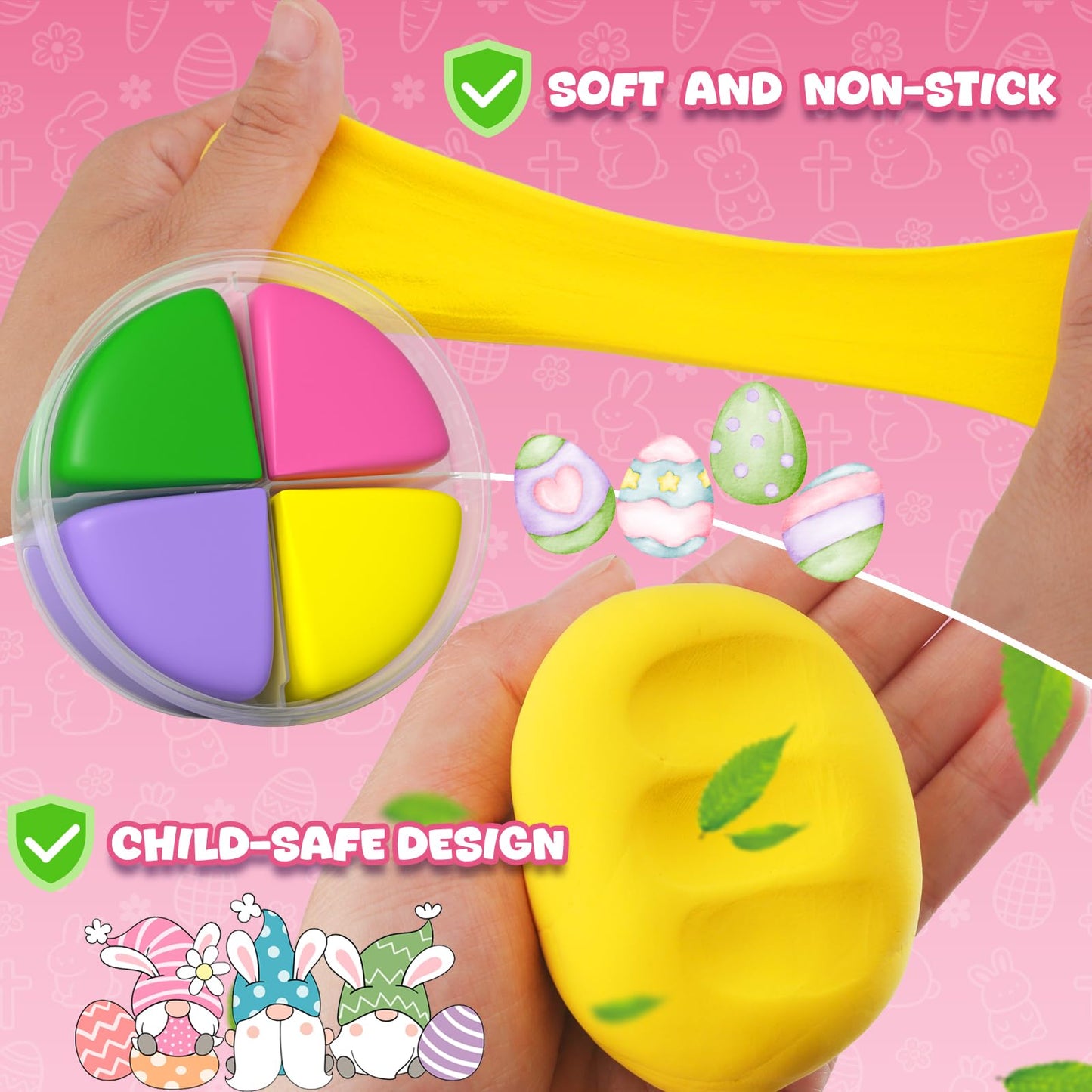Loufor Air Dry Clay Kits Easter - Ultra Light & Soft, Safe & Non-Toxic, 12 Boxes DIY Modeling Clay with Sculpting Tools und Tutorials, Creative Arts und Crafts Toys Gifts