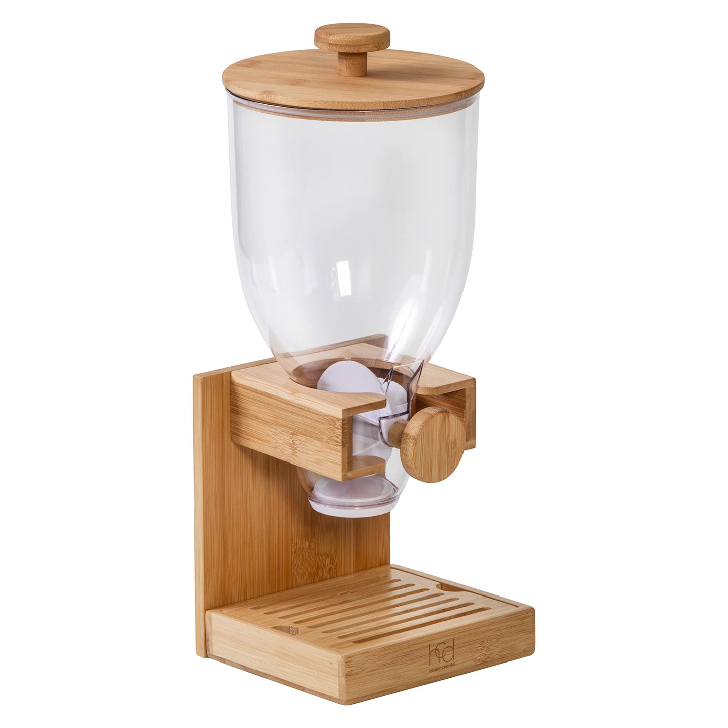Honey Can Do Bamboo Cereal Dispenser, Natural KCH-09385 Natural, 17.5 oz