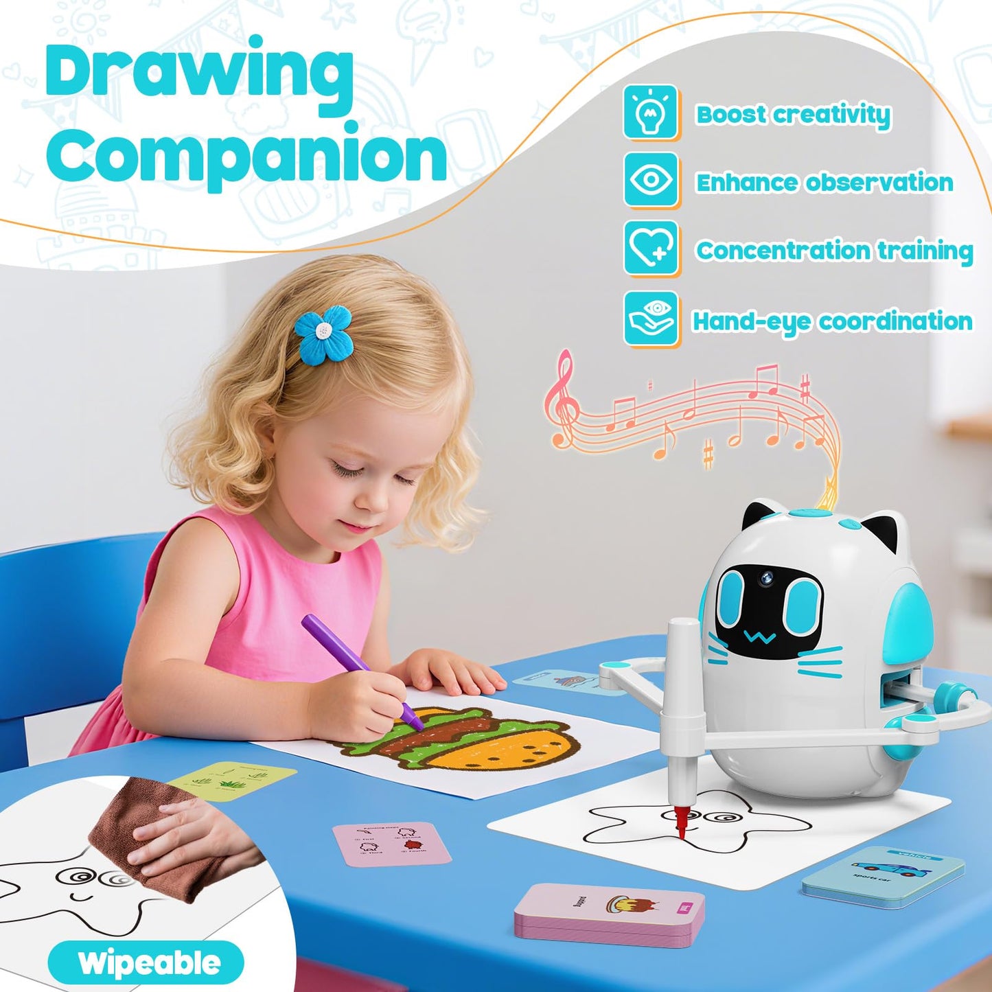CozyBomB™ Smart Drawing Robot for Kids