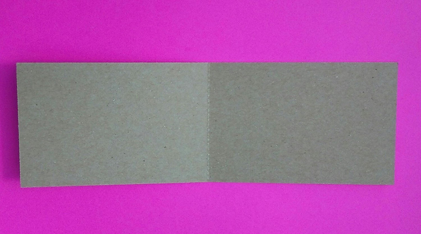 350 Cardboard Sleeves Folded Flat Vending 3" x 4.5" Sports Card Folders Mail Shipping Stiffeners Insert