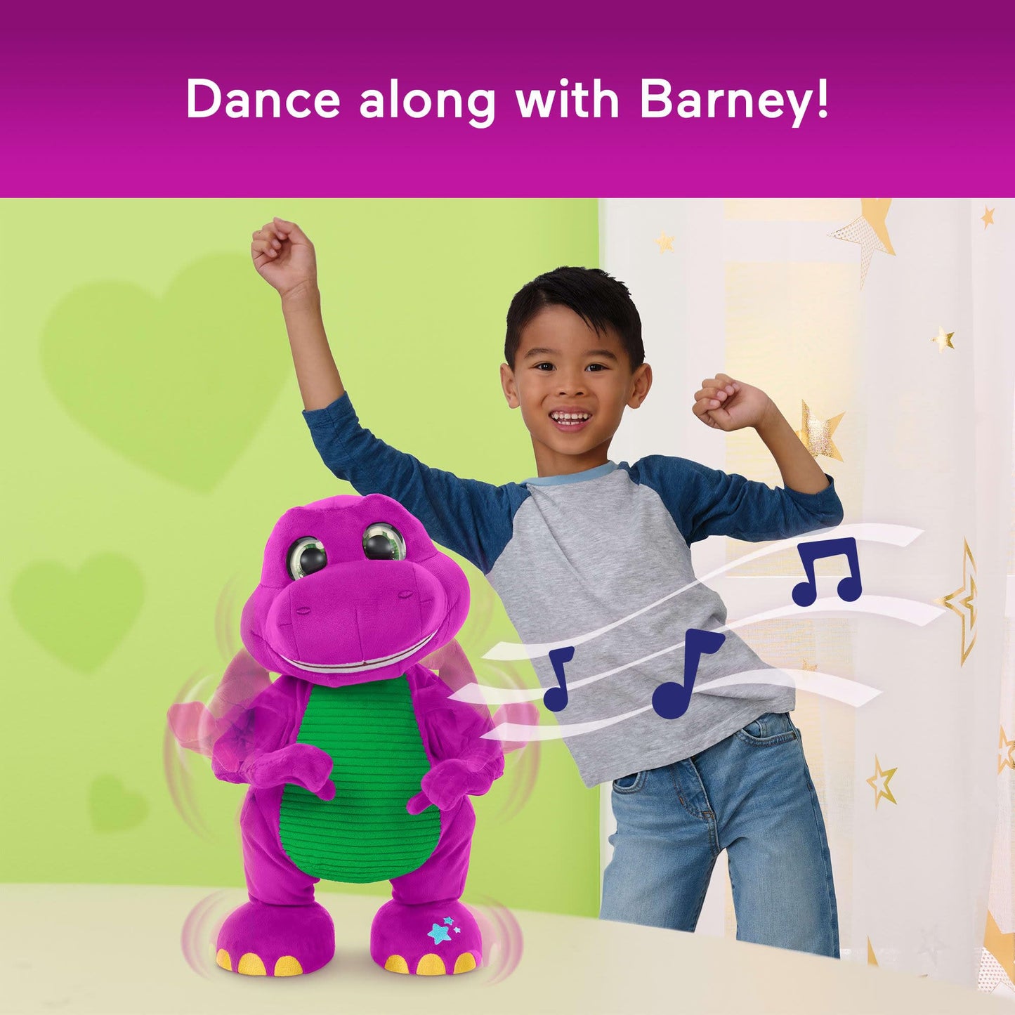Fisher-Price Barney's World Dance Moves & Music Barney Plush