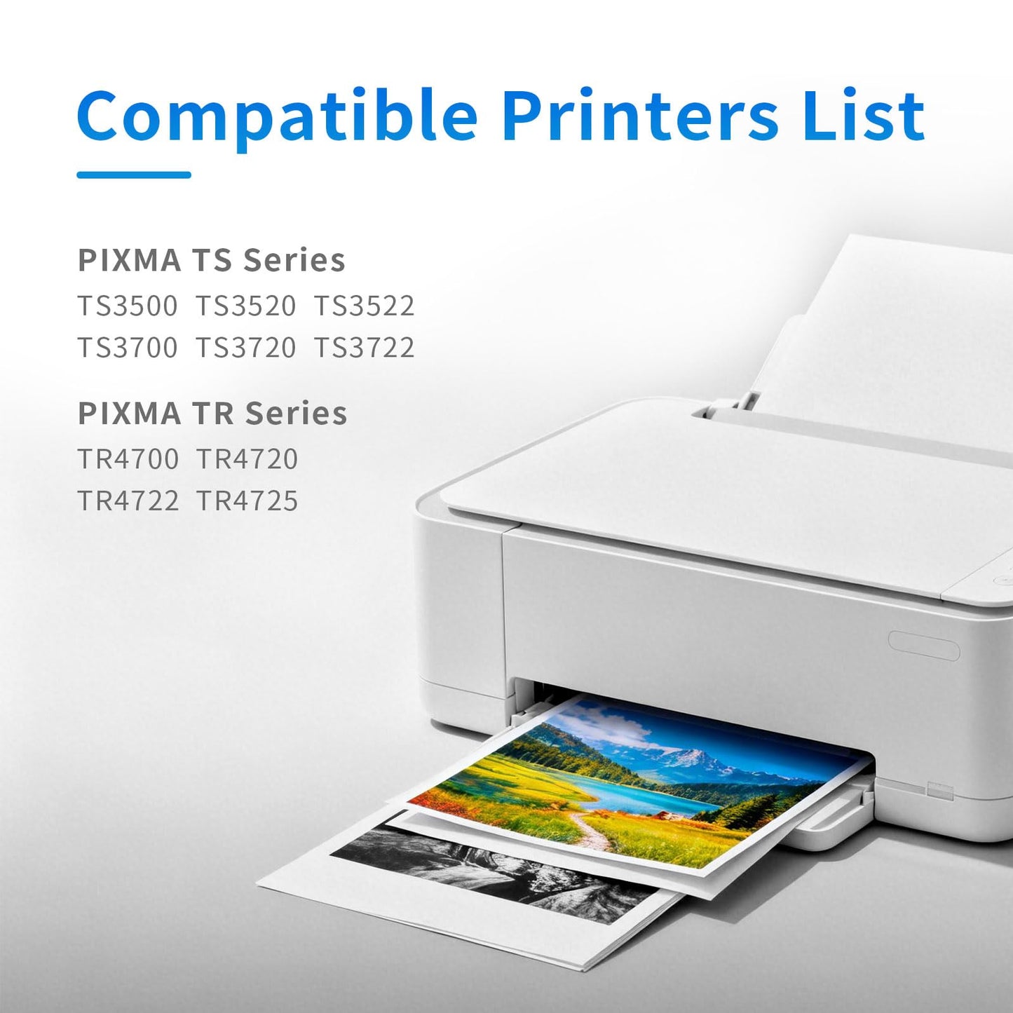 AURASKY 275XL 276XL Compatible for Canon 275 and 276 Ink Cartridges for Cannon Ink PG-275 CL-276 Combo Pack Work with PIXMA TS3522 TR4720 TS3500 TS3520 TR4722 (1 Black, 1 Tricolor)