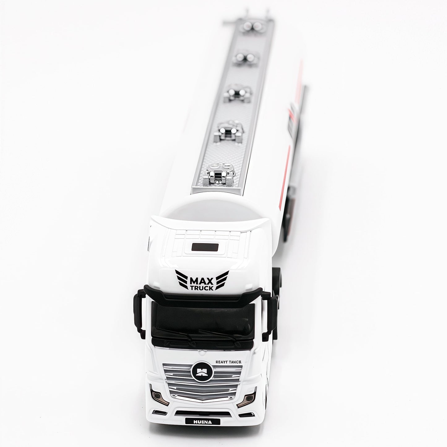 Gemini & Genius Oil Tanker Trailer Toy for Kids, Heavy Duty Realistic Alloy Hauler Car Toys, Transport Vehicle, 1:50 Scale Diecast Tanker Truck, Toy Trucks for Kids (Detachable)