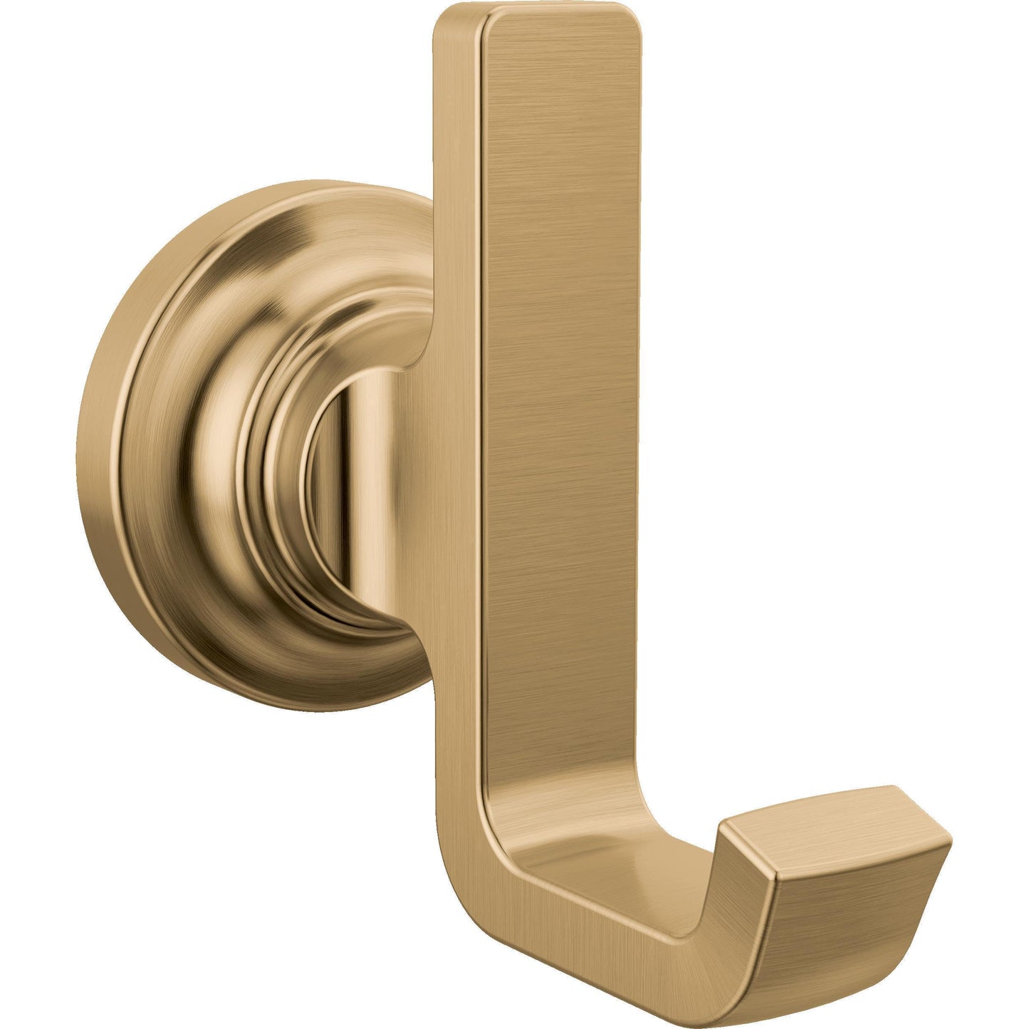 Delta Double Towel Hook for Bathroom or Kitchen| Champagne Bronze | Tetra Accessories