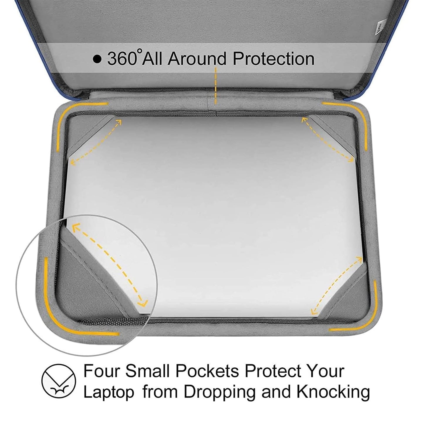 MOSISO Compatible with MacBook Air 13 inch Case M5 2026 M4 2025 M3 M2 2024-2022 A3449 A3240 A3113 A2681, Hard Case&Puffy Bag&Keyboard Cover&Webcam Cover&ScreenFilm for MacBook Air 13.6, Midnight