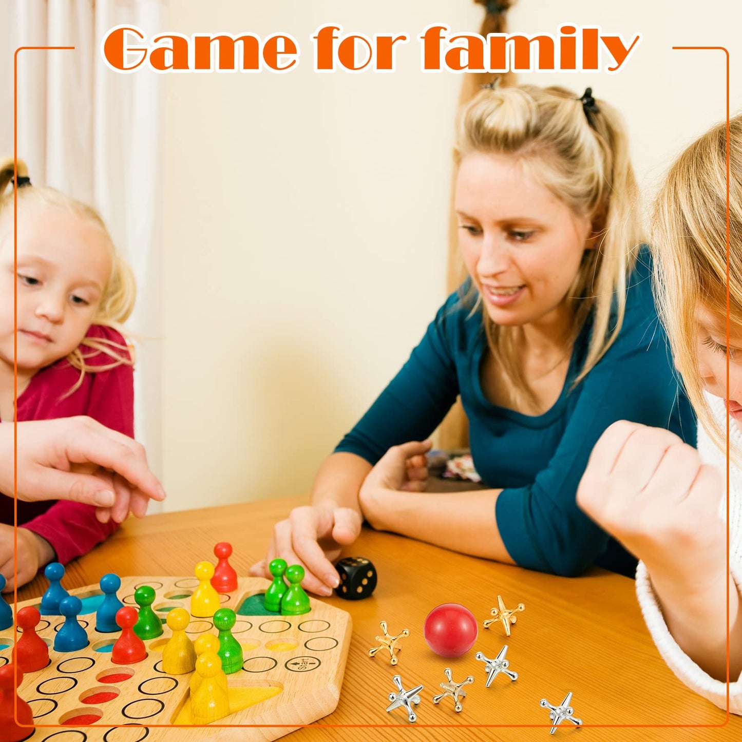 Libima 20 Sets Metal Jacks Game with Ball Bulk Christmas Child Include 200 Pcs Gold and Silver Jacks and 20 Pcs Red Rubber Balls Classic Jax Game Toys for Teens Adult Game Prizes