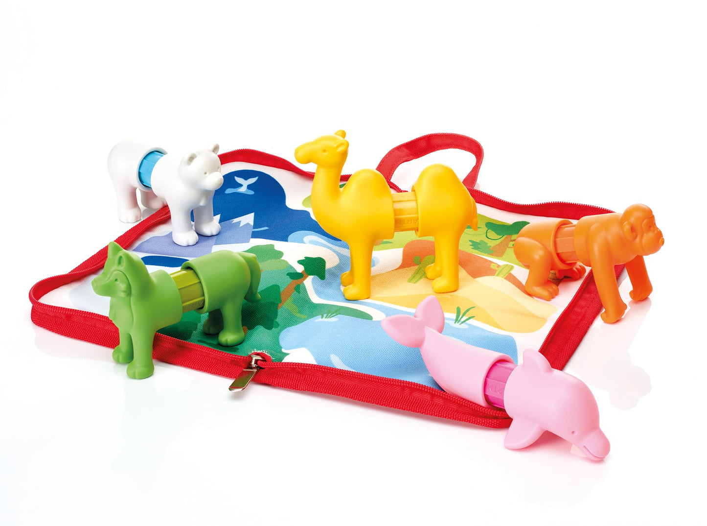 SmartMax My First Animals Around The World STEM Magnetic Building Set for Kids Ages 1-5