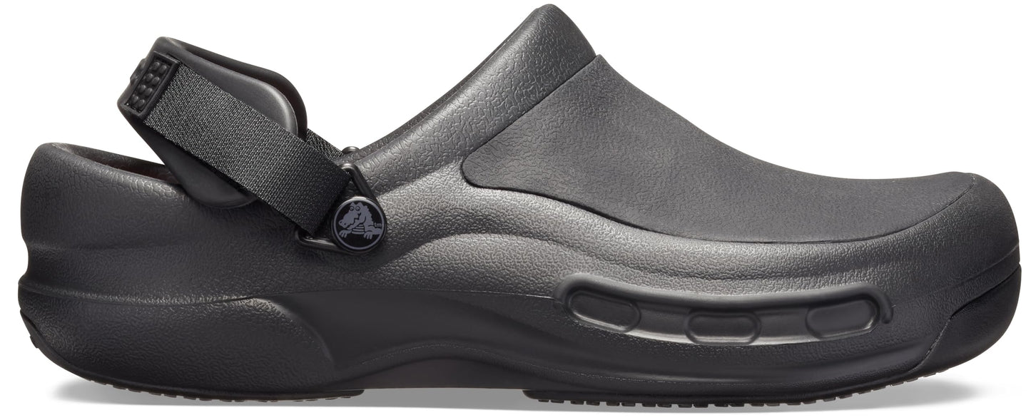 Crocs Unisex-Adult Bistro Pro LiteRide Clog, Slip Resistant Work Shoes, Black, 5 Men/7 Women