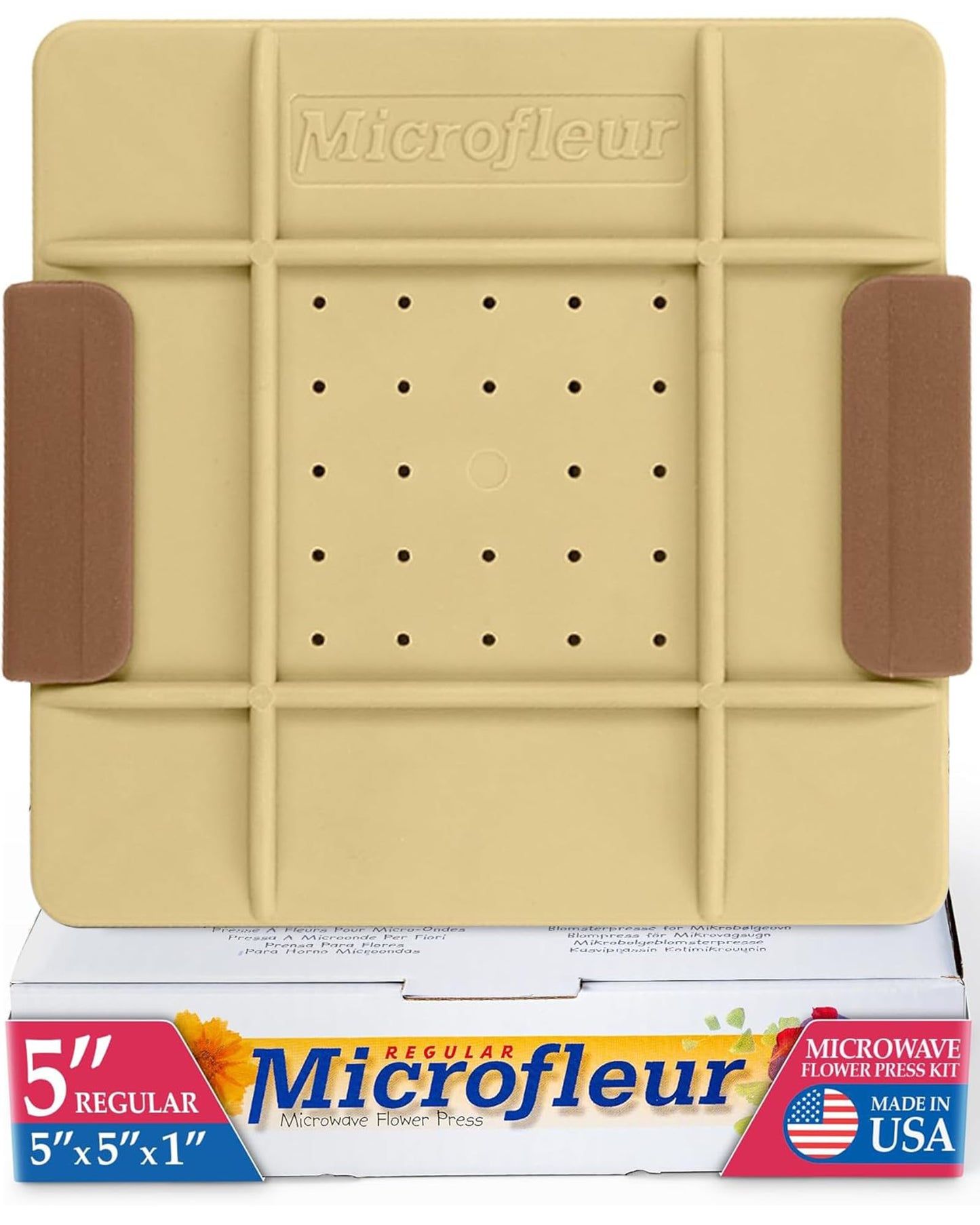 Microfleur Regular 5" Microwave Flower Press