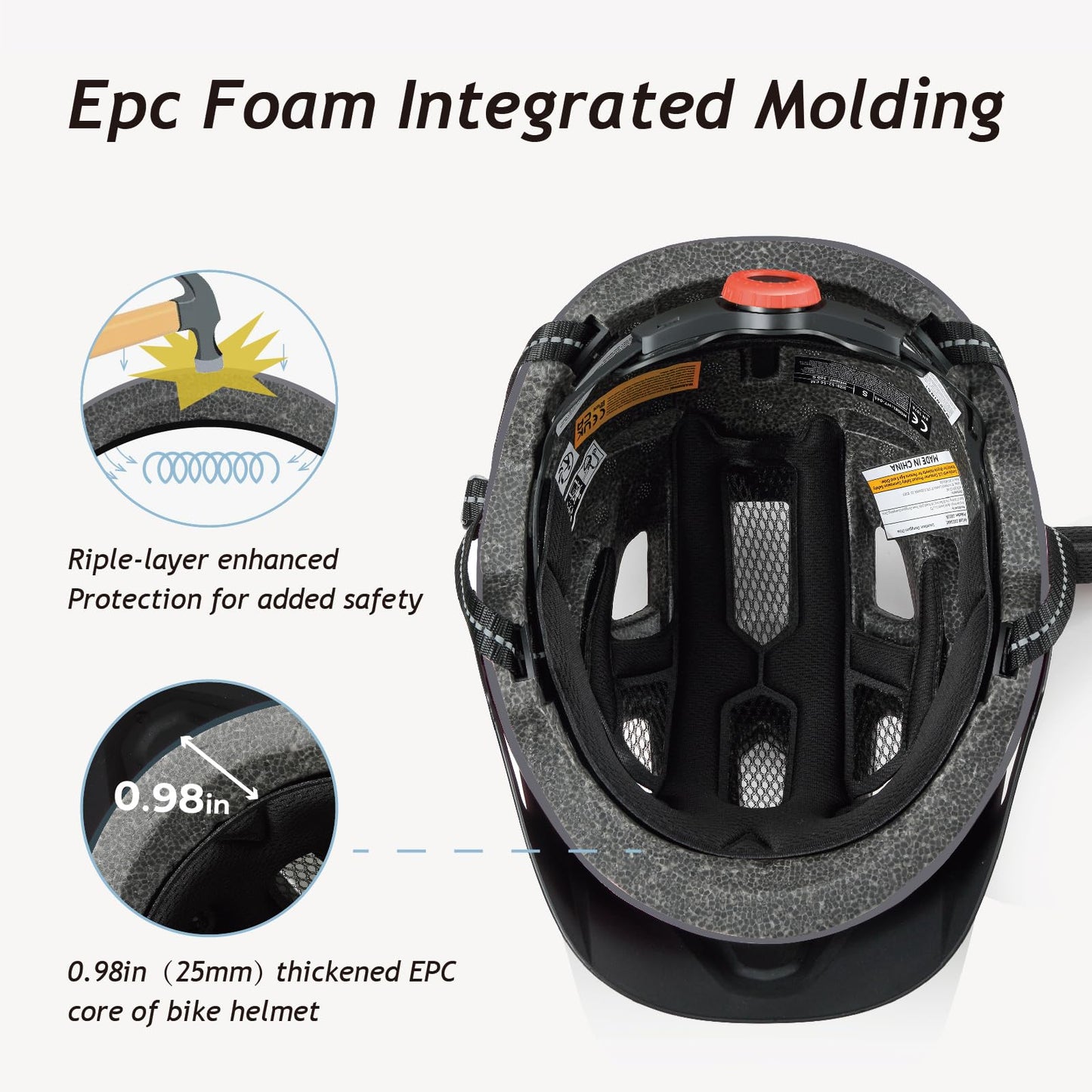 newyoo Toddler and Baby Bike Helmet, Dial Fit Adjustment, Kids Age 1-5 Year Olds, Girls and Boys Suggested Fit 48-52 cm, Black
