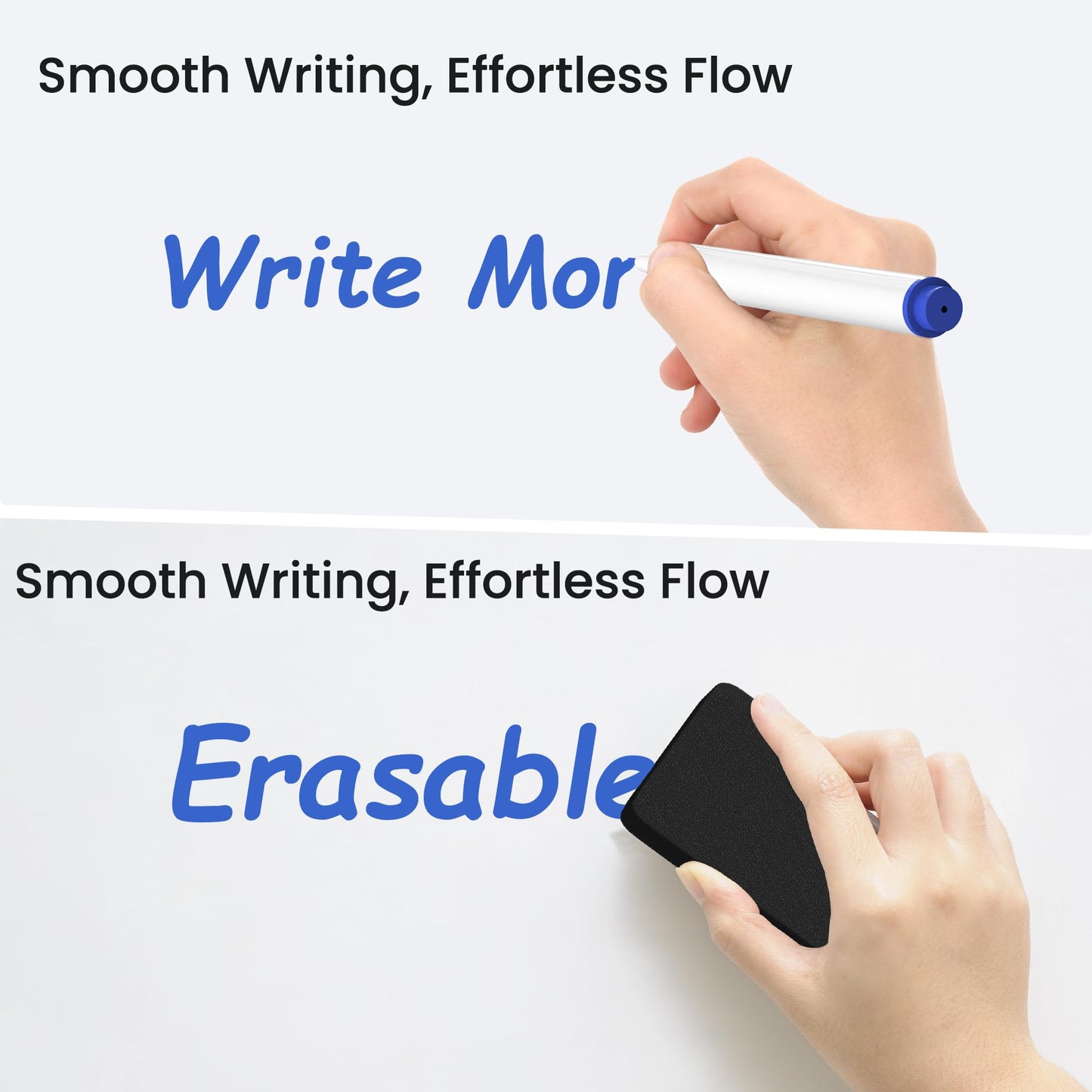 SCRIBANX Magnetic White Board for Wall, 36" x 24" Dry Erase Board Kit with 2 Magnetic Markers, 4 Magnets, Eraser, Pen Tray & Mounting Kit - White Boards for Home, Office,School