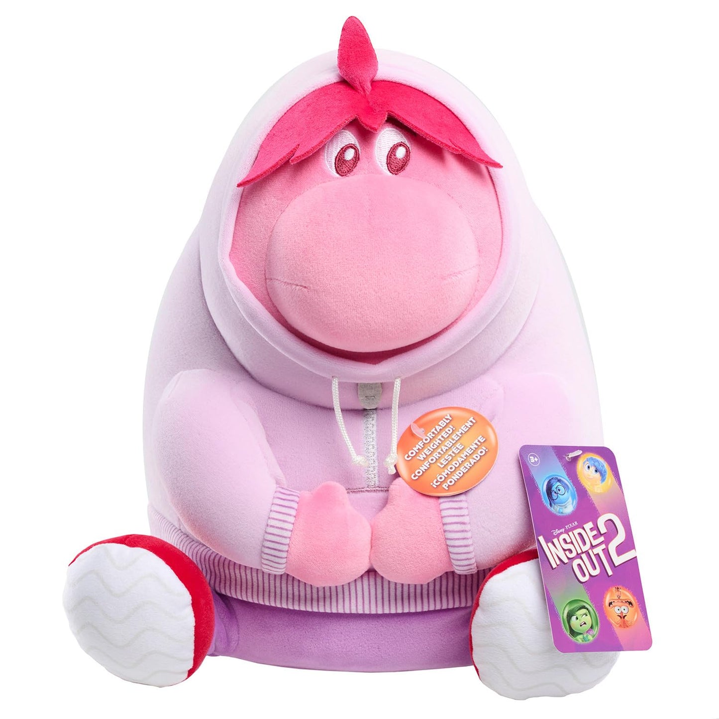 Inside Out 2 Weighted Comfort Plush Embarrassment, Officially Licensed Kids Toys for Ages 3 Up