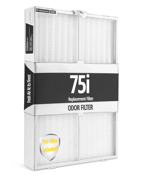 Alen BreatheSmart 75i Filter Replacement - H13 True HEPA - B7- Compatible (Odor)