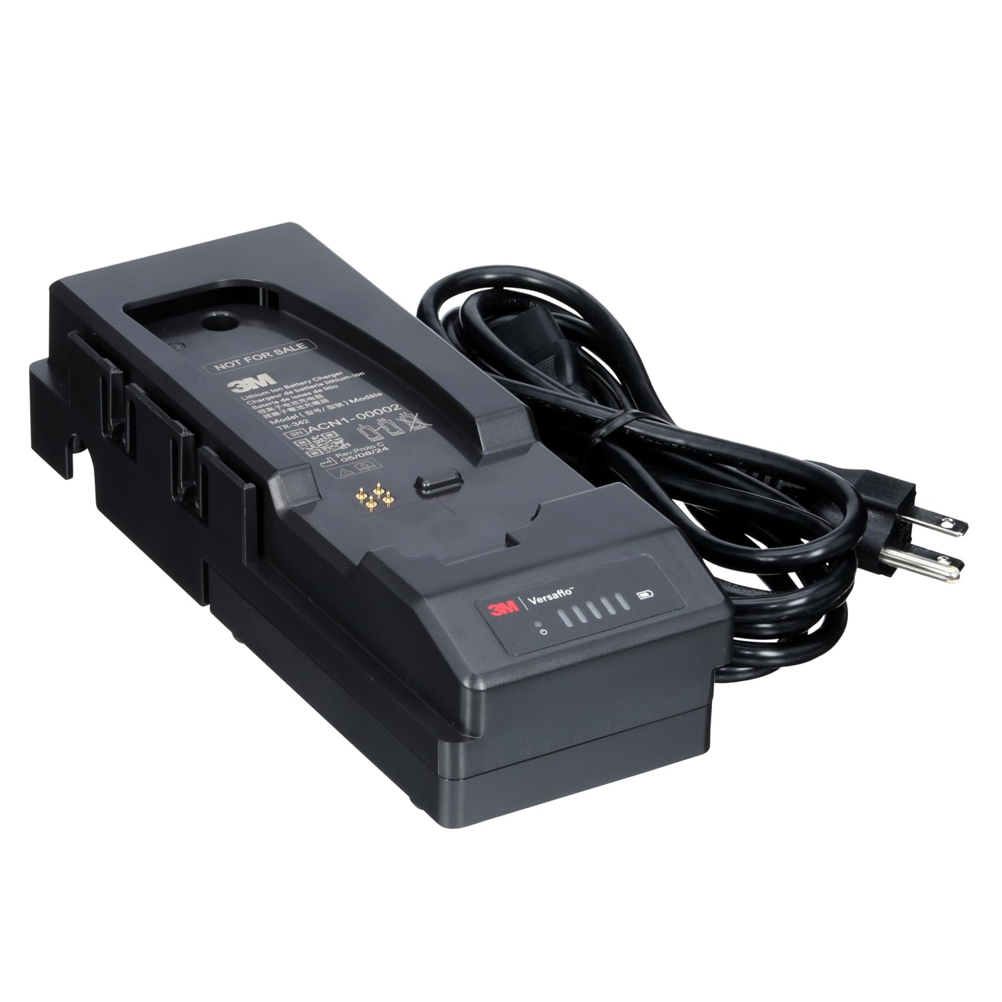 3M Versaflo Single Station Battery Charger Kit TR-342N, for Versaflo TR-300+ PAPR, Case of 1