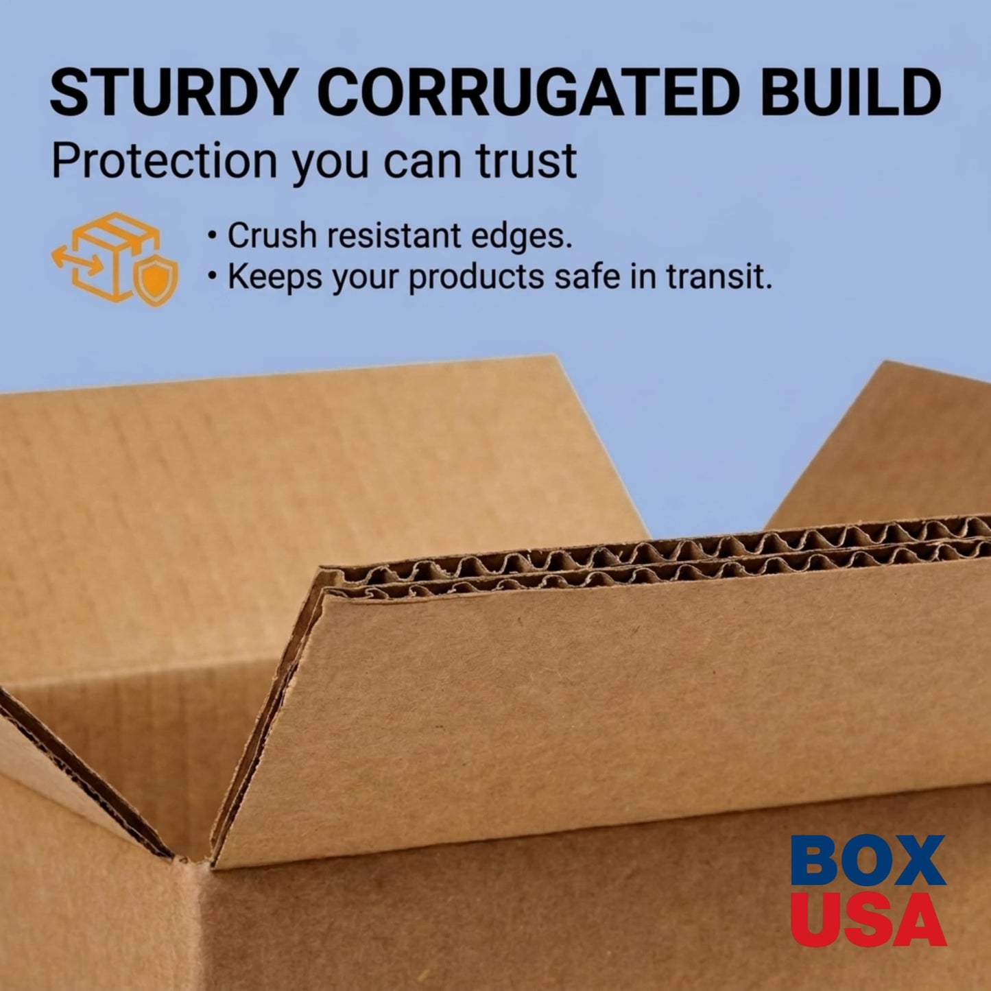 BOX USA Shipping Boxes Medium 12"L x 10"W x 8"H 25-Pack - Corrugated Cardboard Box for Moving, Mailing, Packing, Packaging and Storage